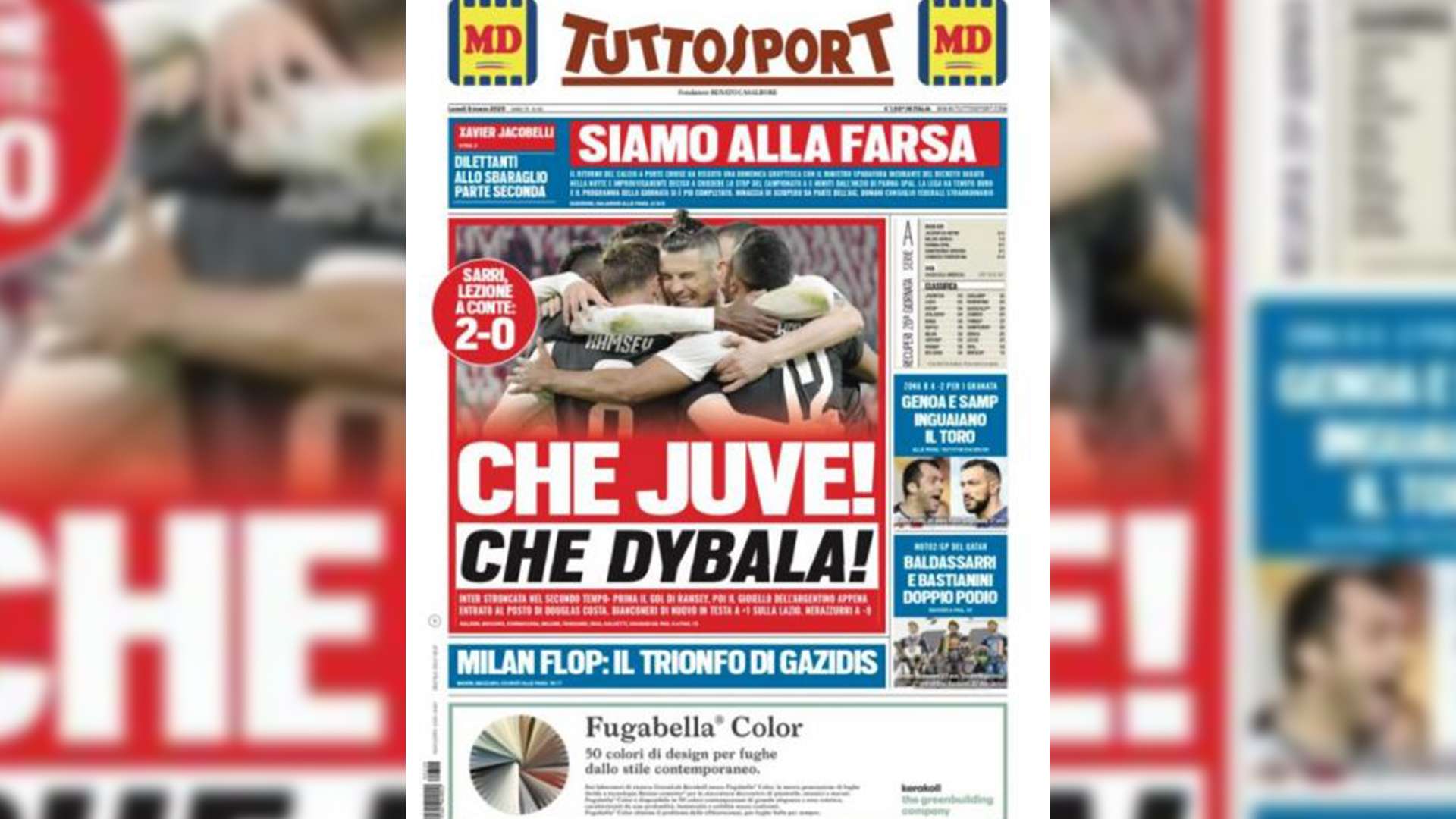 tuttosport 9-3-2020