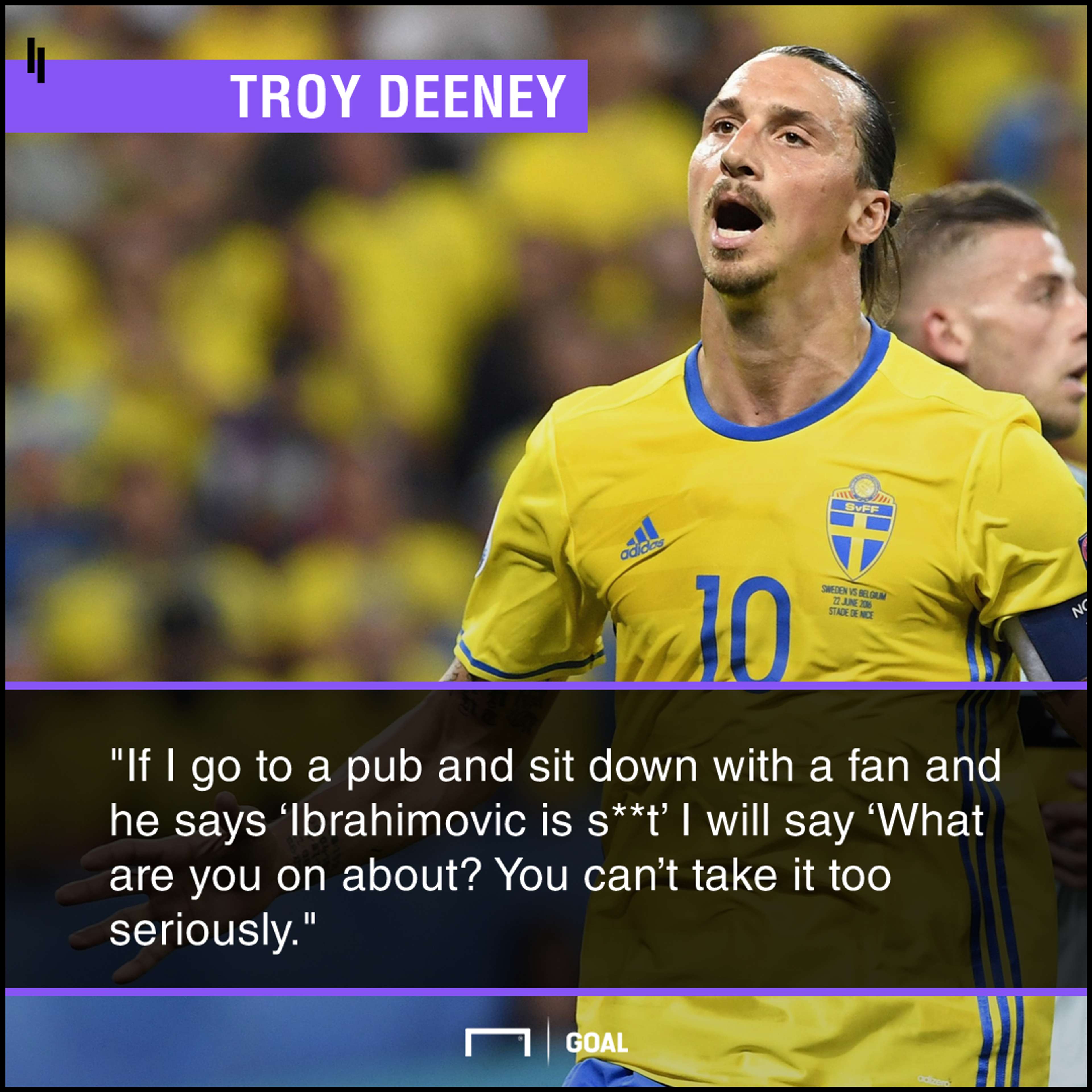 Troy Deeney ignoring critics Zlatan Ibrahimovic fans