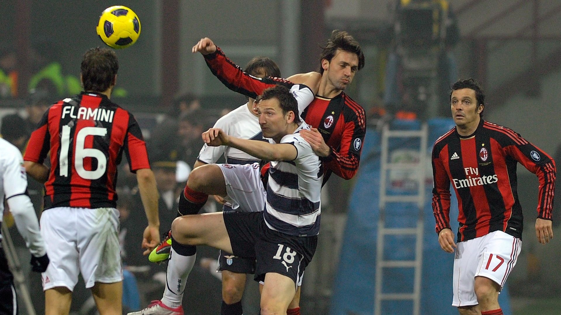 Libor Kozak Nicola Legrottaglie Milan Lazio Serie A 02012011