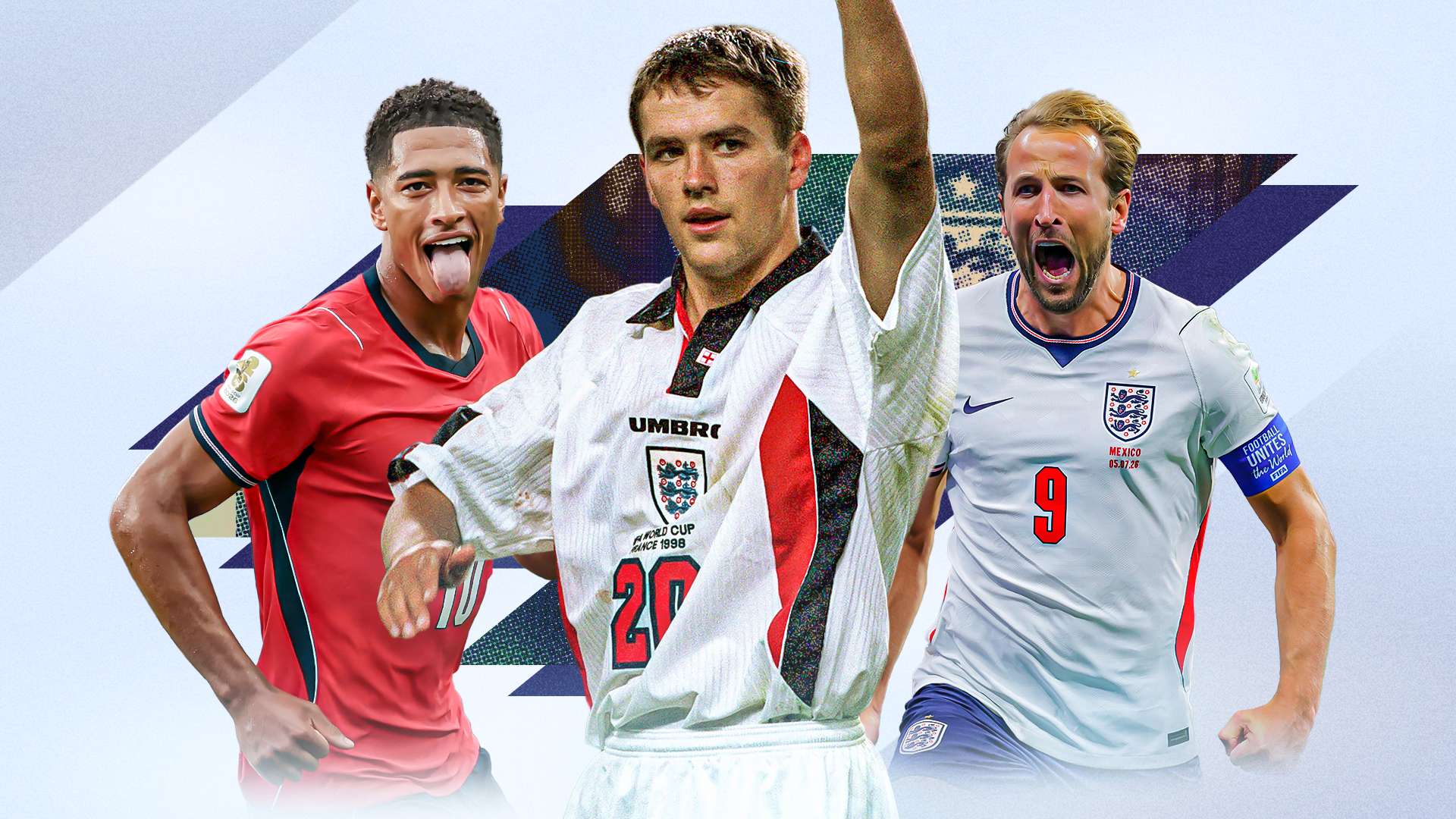 Michael Owen Jude Bellingham Harry Kane England World Cup 2026