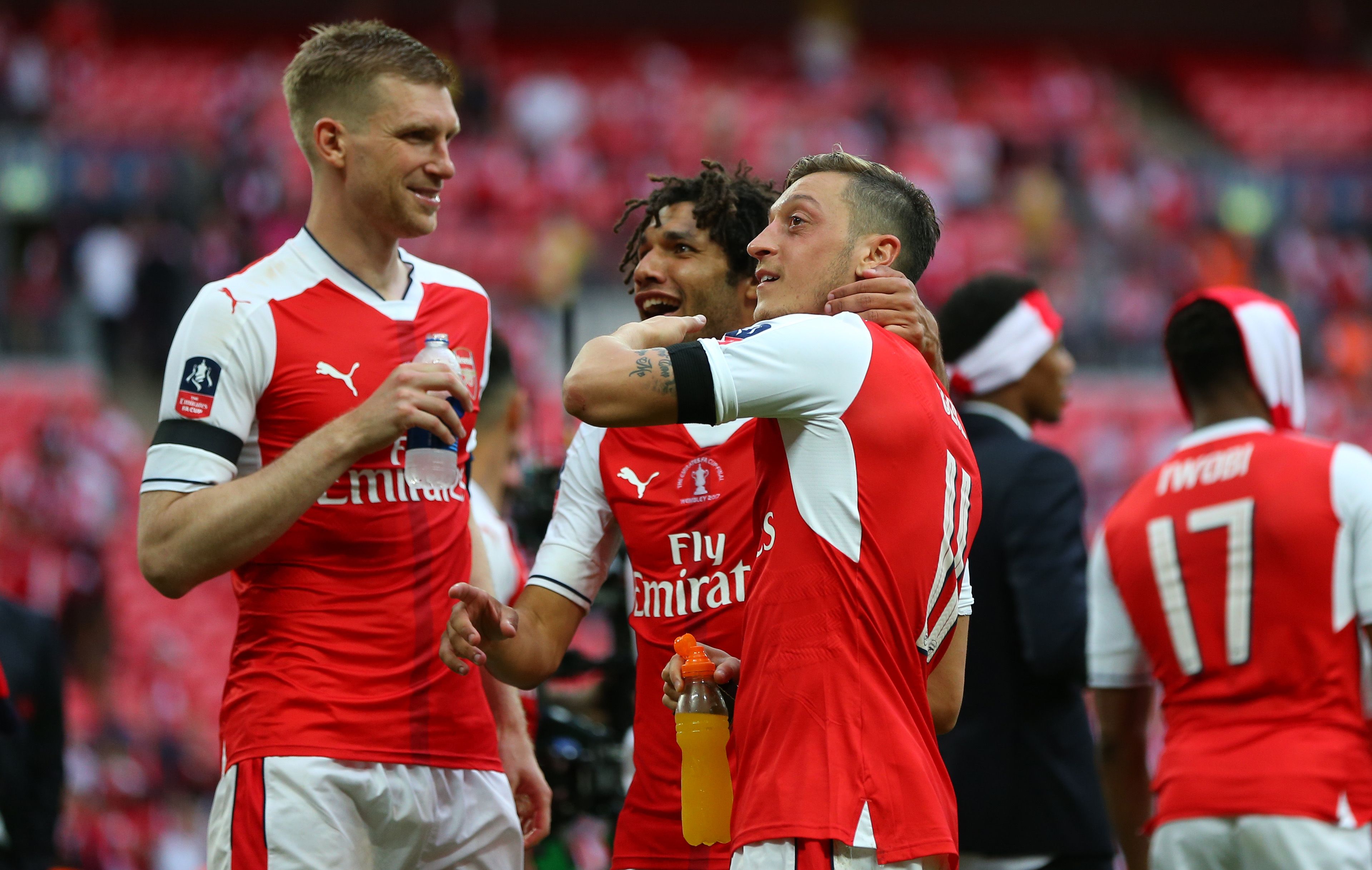 Mertesacker, Elneny & Ozil