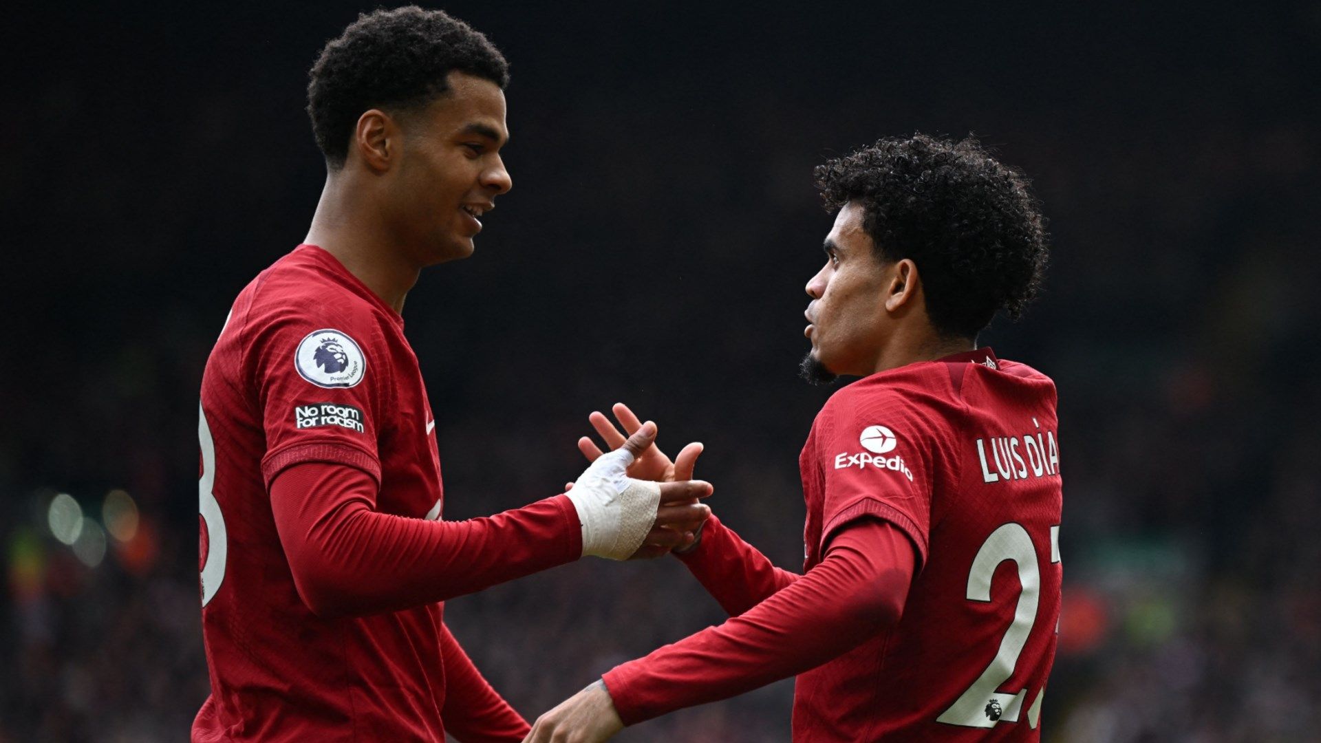 Cody Gakpo Luis Diaz Liverpool 2022-23