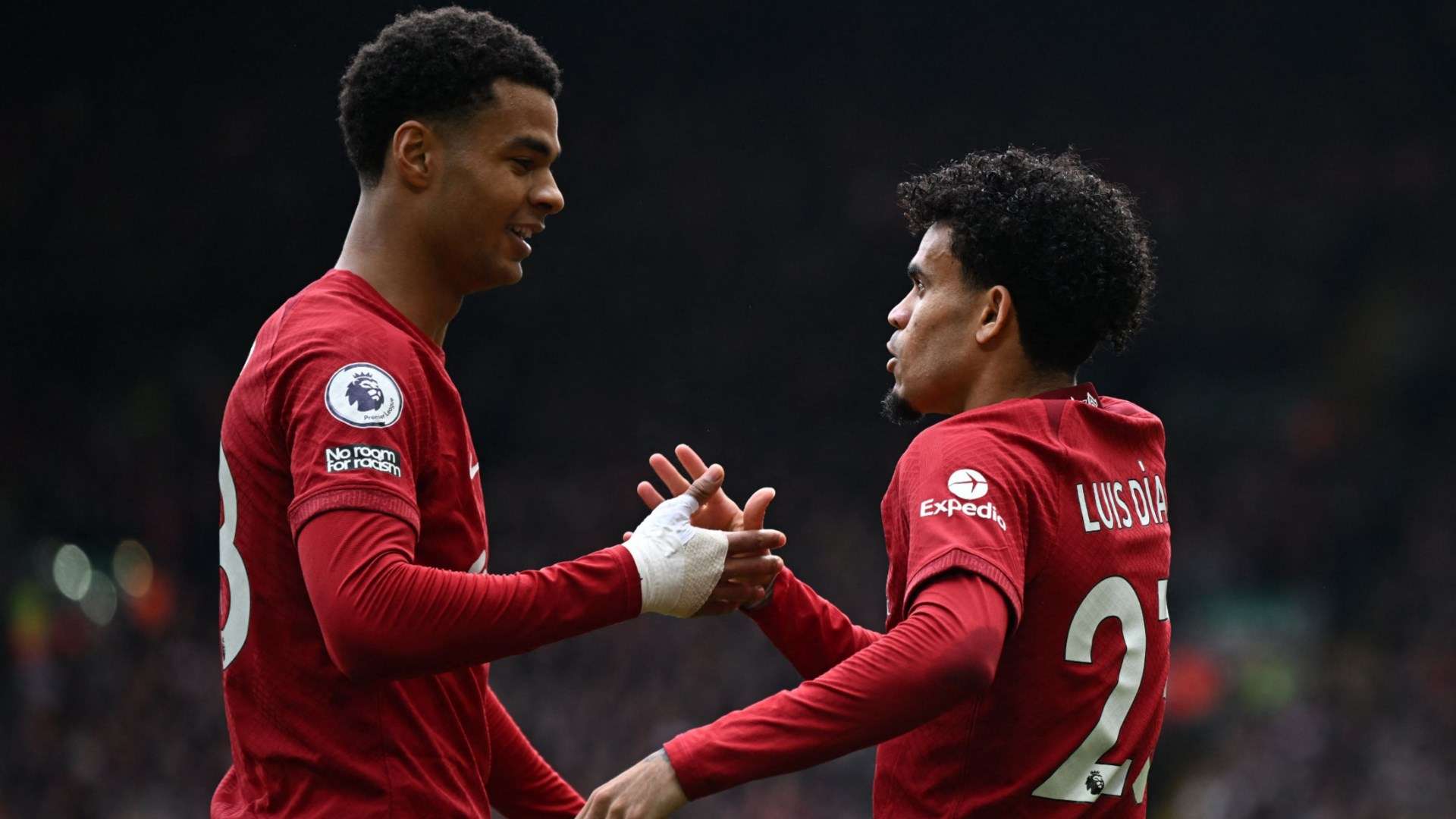 Cody Gakpo Luis Diaz Liverpool 2022-23