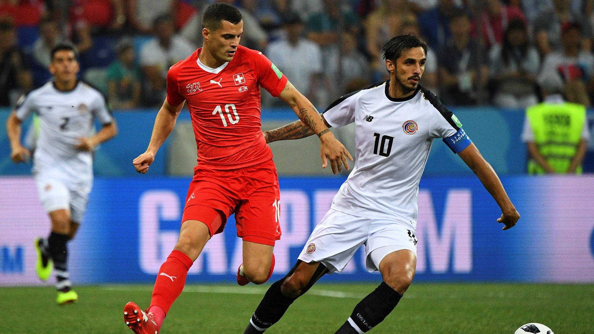 Granit Xhaka Schweiz Bryan Ruiz Costa Rica World Cup 0618