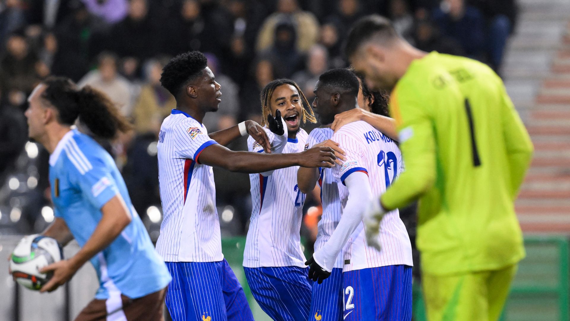 Bradley Barcola Belgium France 14102024