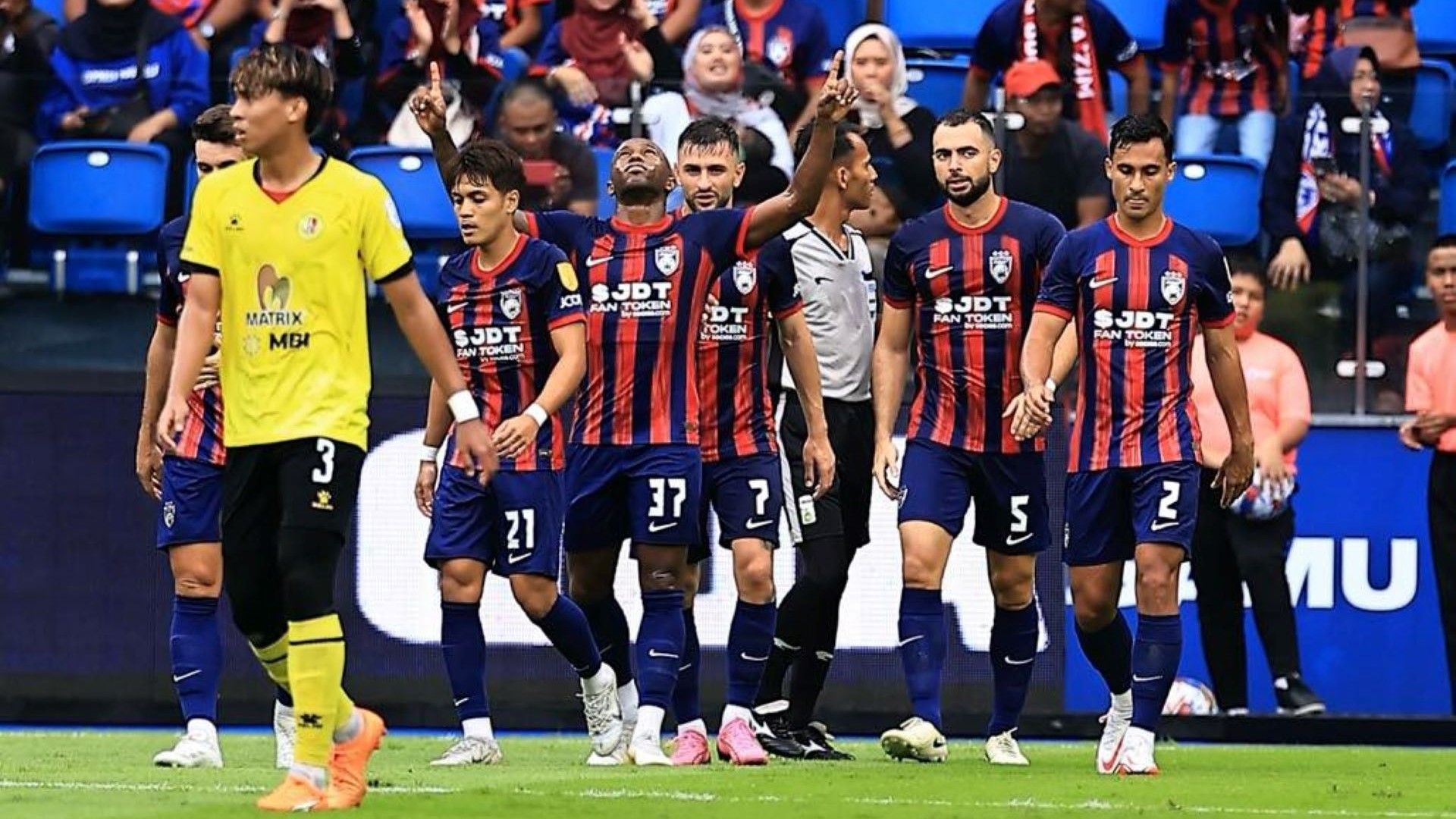 Selebrasi Johor Darul Takzim vs Negeri Sembilan