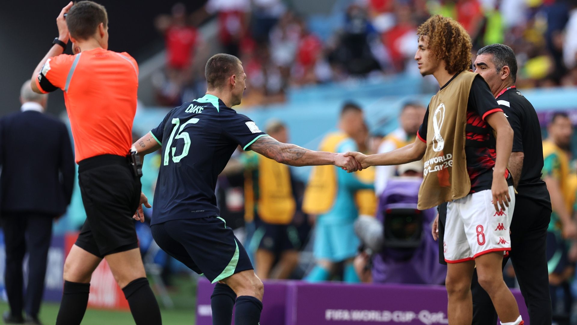 Hannibal Mejbri Mitchell Duke World Cup