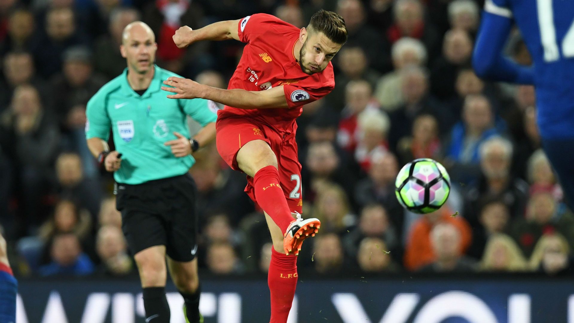 Adam Lallana Premier League Liverpool v Manchester United 171016