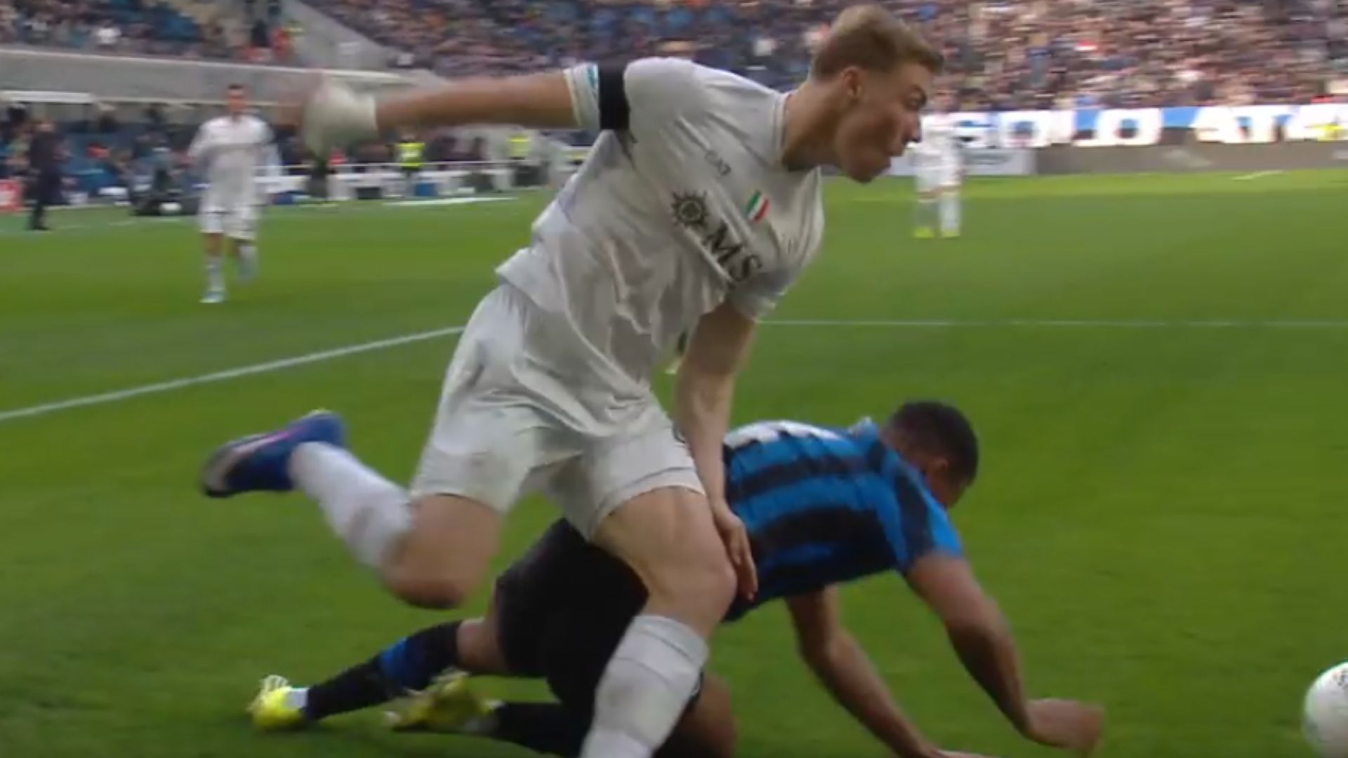 Hien Hojlund gol annullato Atalanta Napoli 22022026