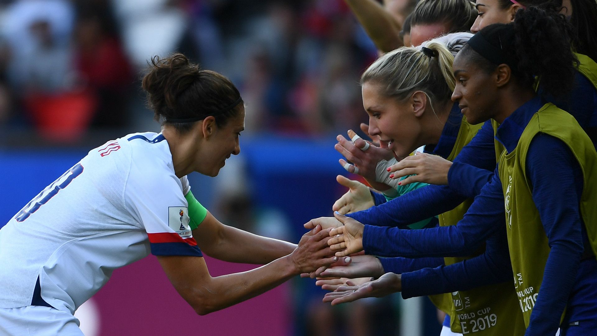 Carli Lloyd USWNT celebration 2019