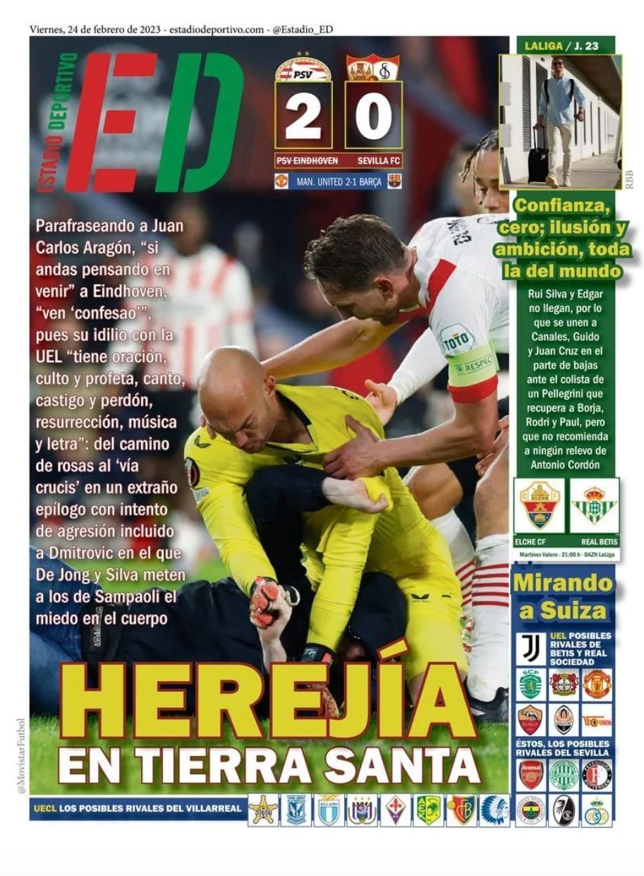 Portadas 24 de febrero 2023