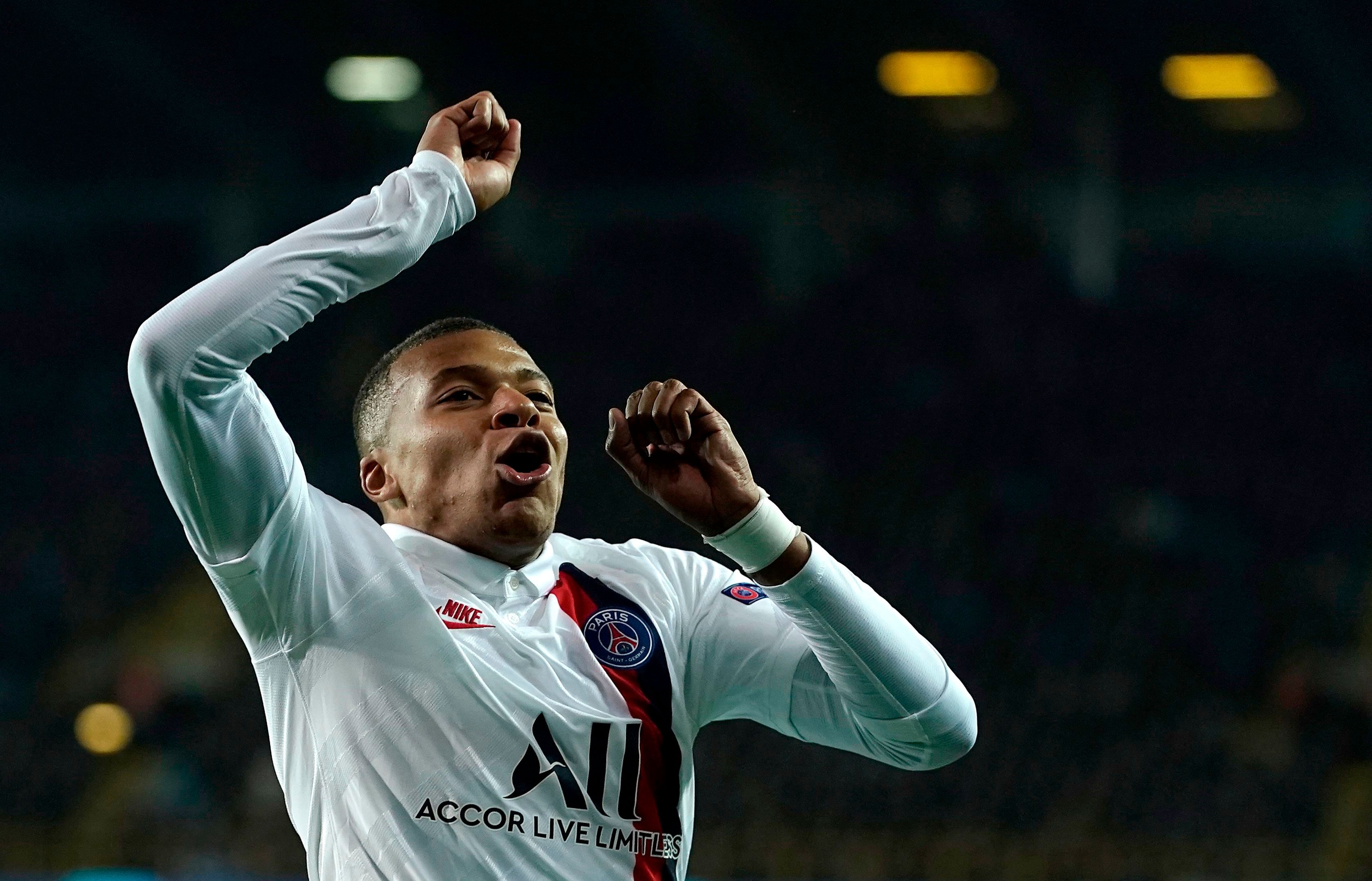 Kylian Mbappé Brugge PSG