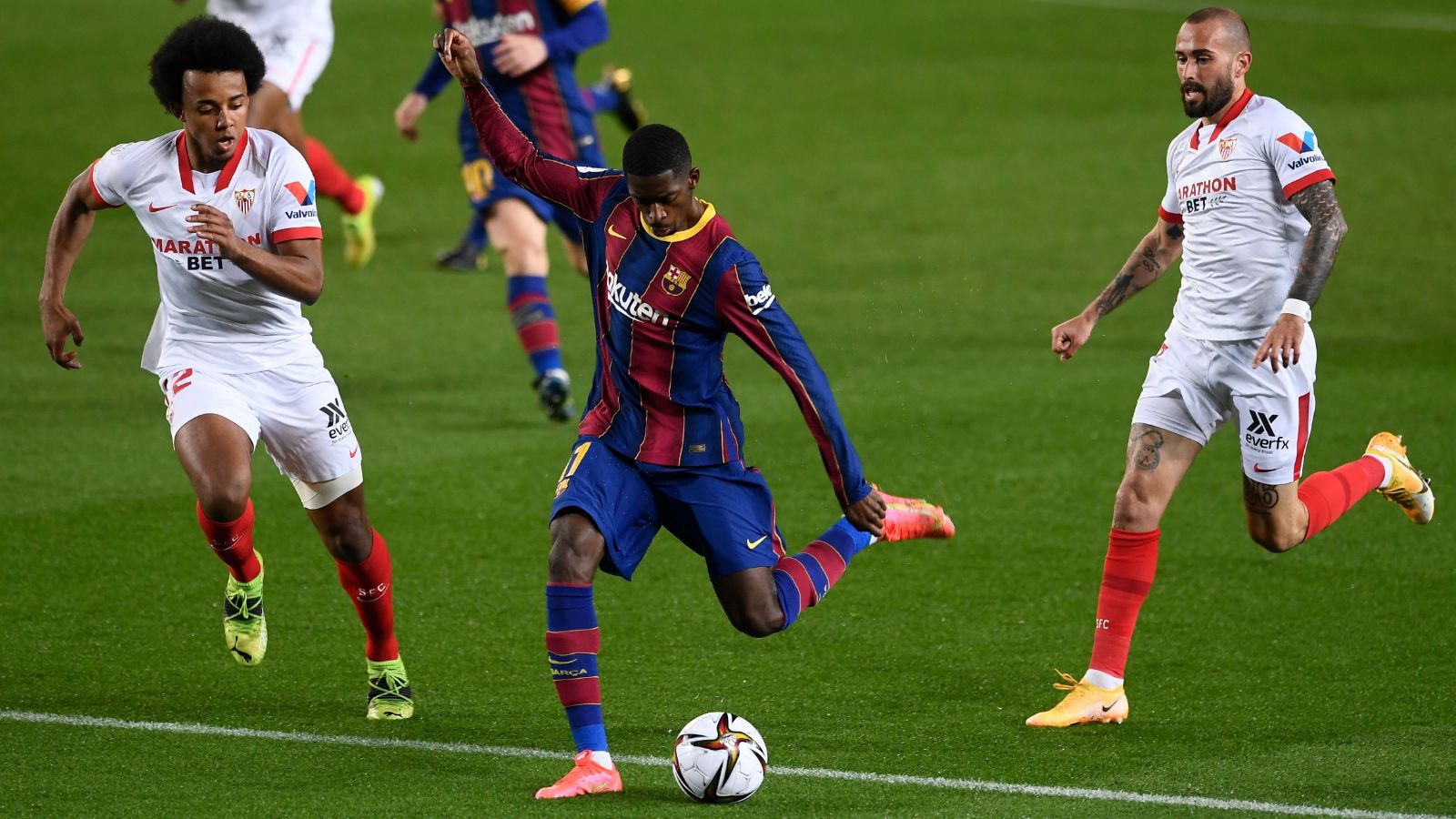Dembele Barcelona Sevilla Copa del Rey