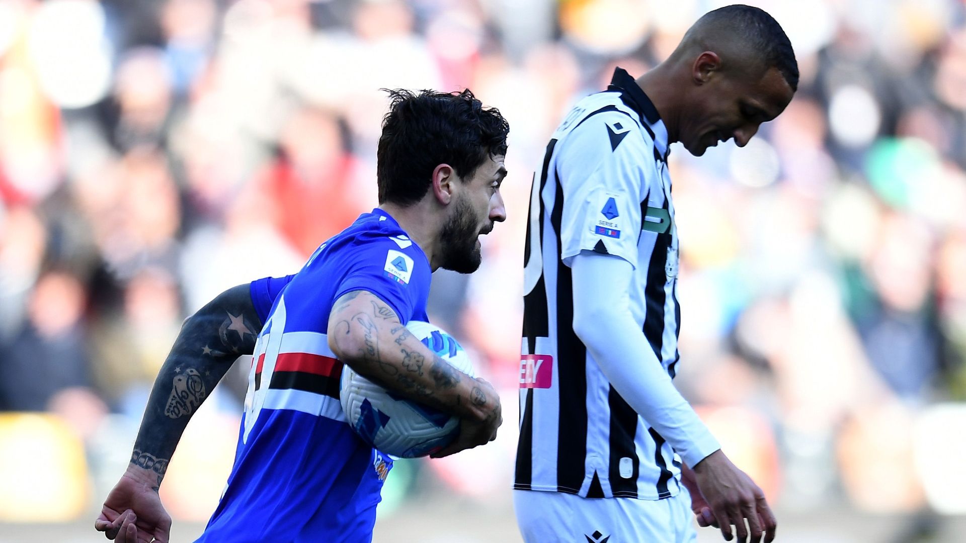 Caputo Udinese Sampdoria Serie A