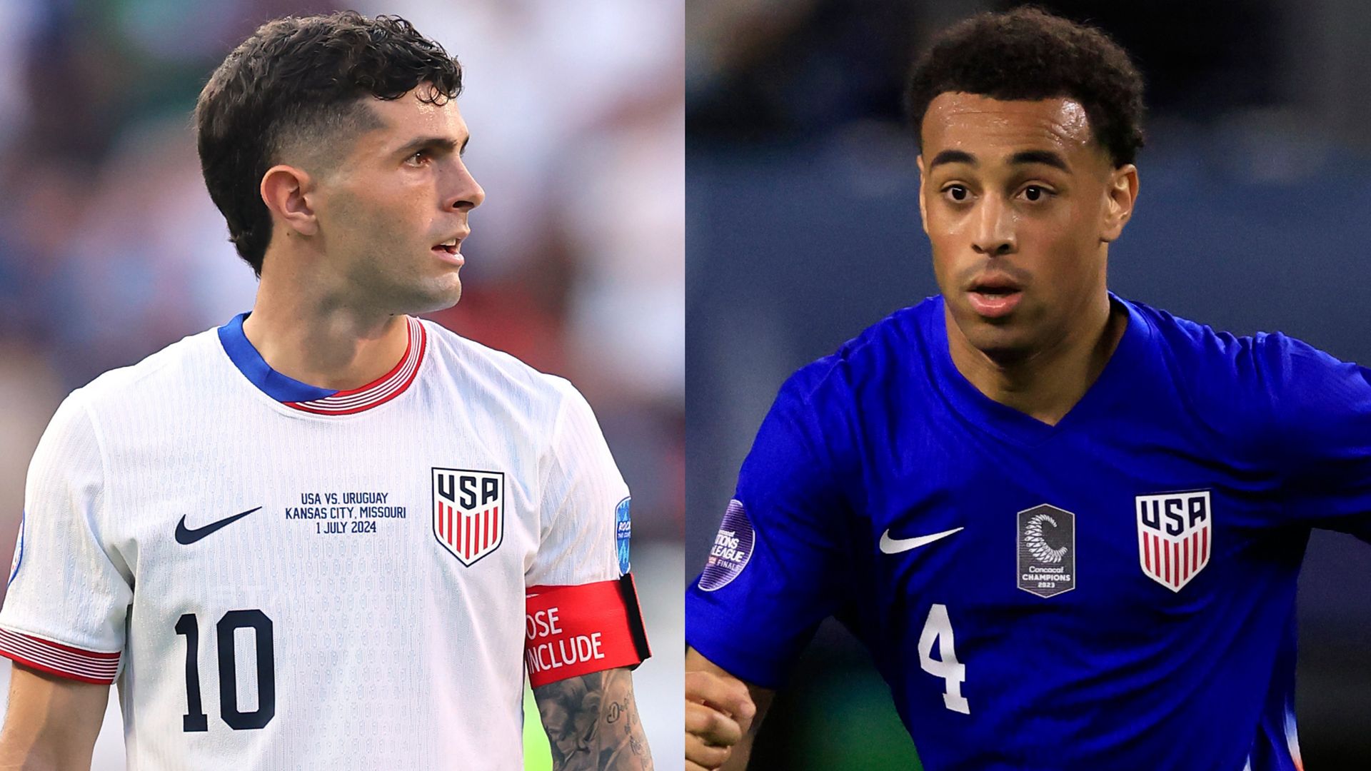 Christian Pulisic Tyler Adams USMNT