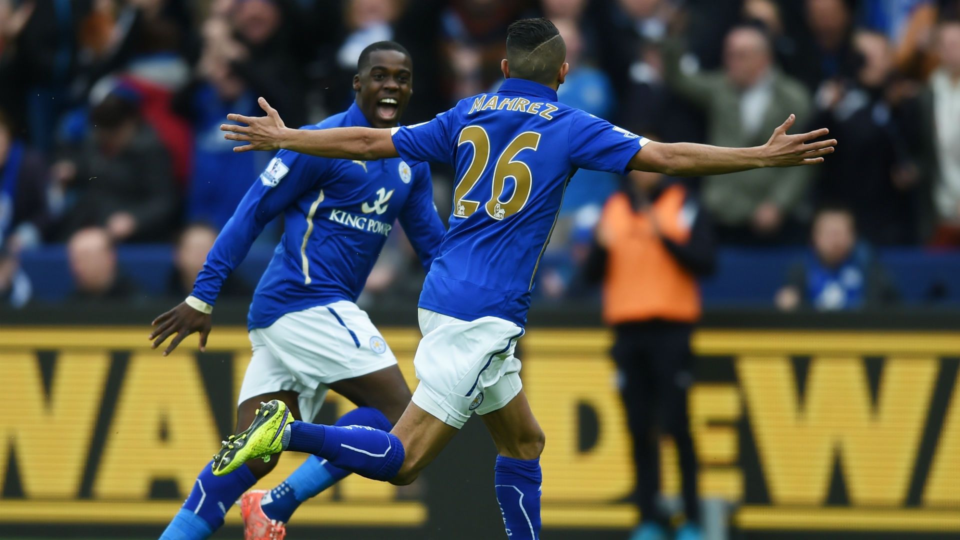Riyad Mahrez Leicester v Southampton Premier League 090515