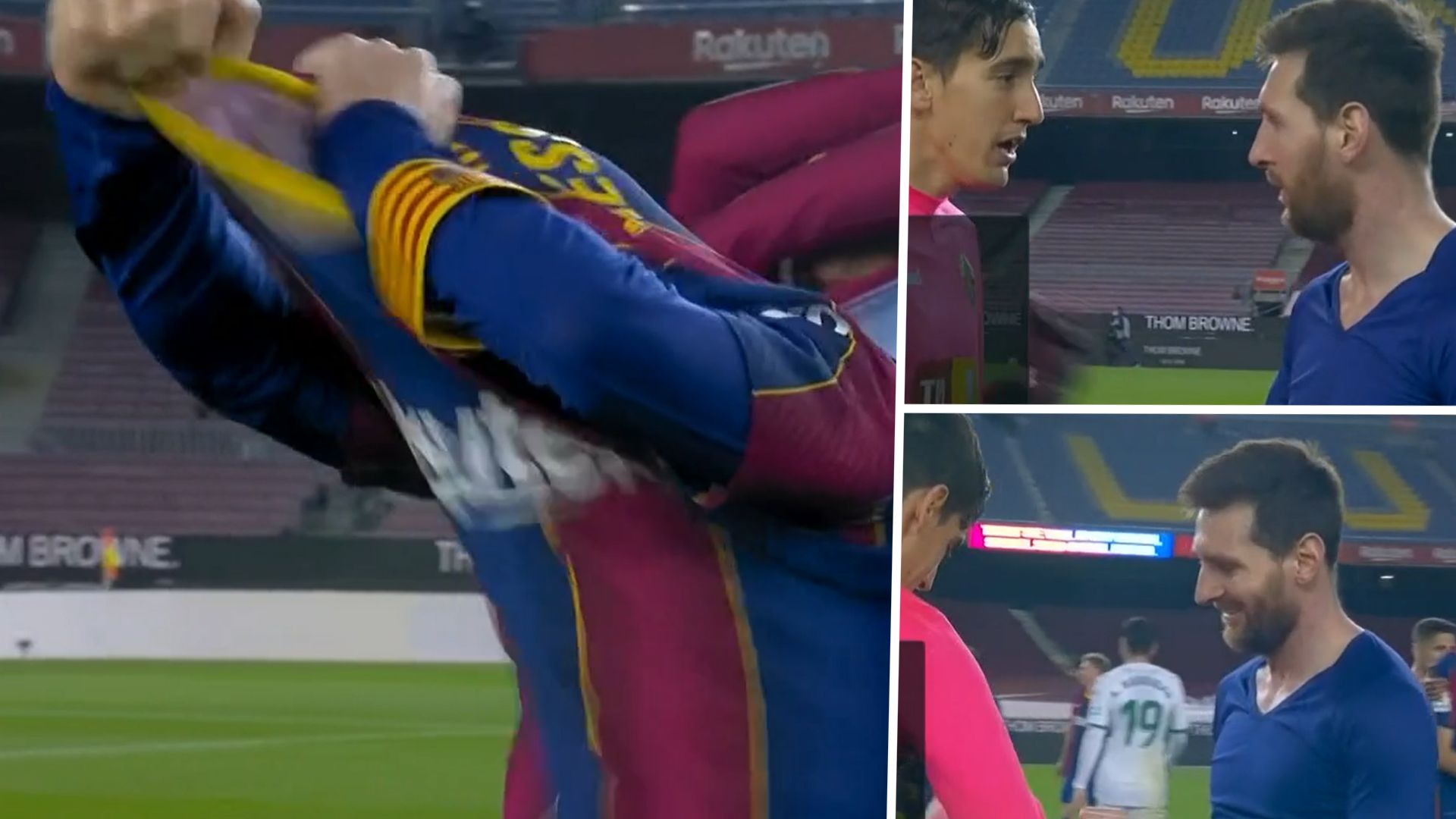 MESSI ELCHE KEEPER TRIKOTTAUSCH