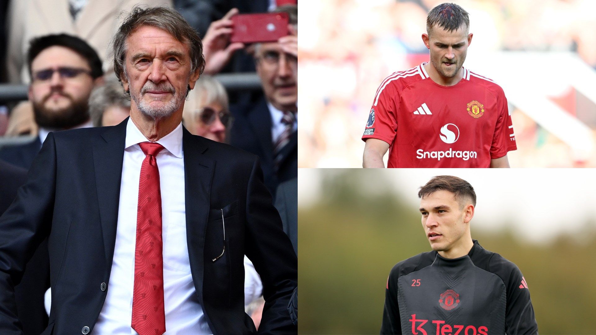 Sir Jim Ratcliffe Manuel Ugarte Matthijs de Ligt Man Utd