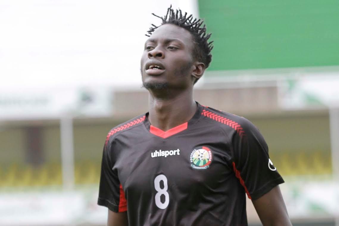 Harambee Stars striker Jesse Were