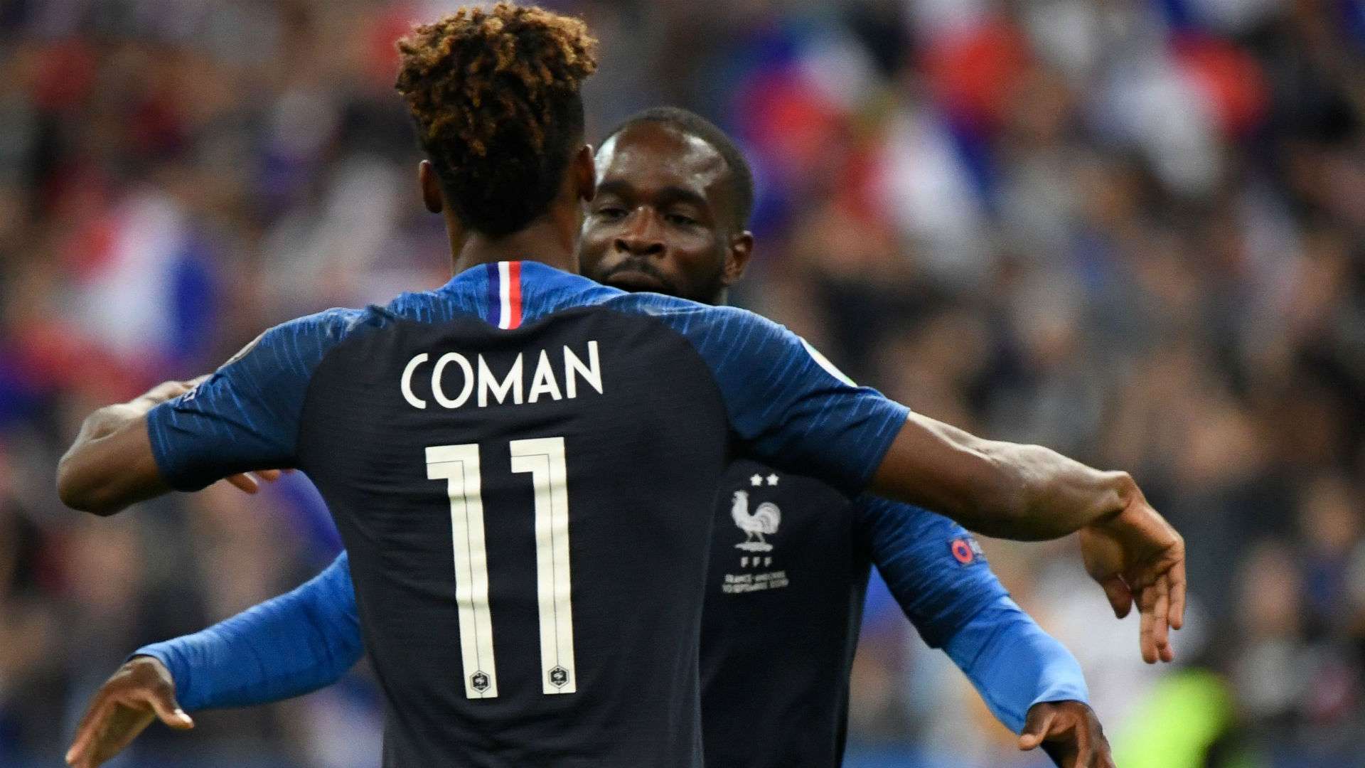 Kingsley Coman Jonathan Ikone France Andorra UEFA Euro Qualifiers 2020