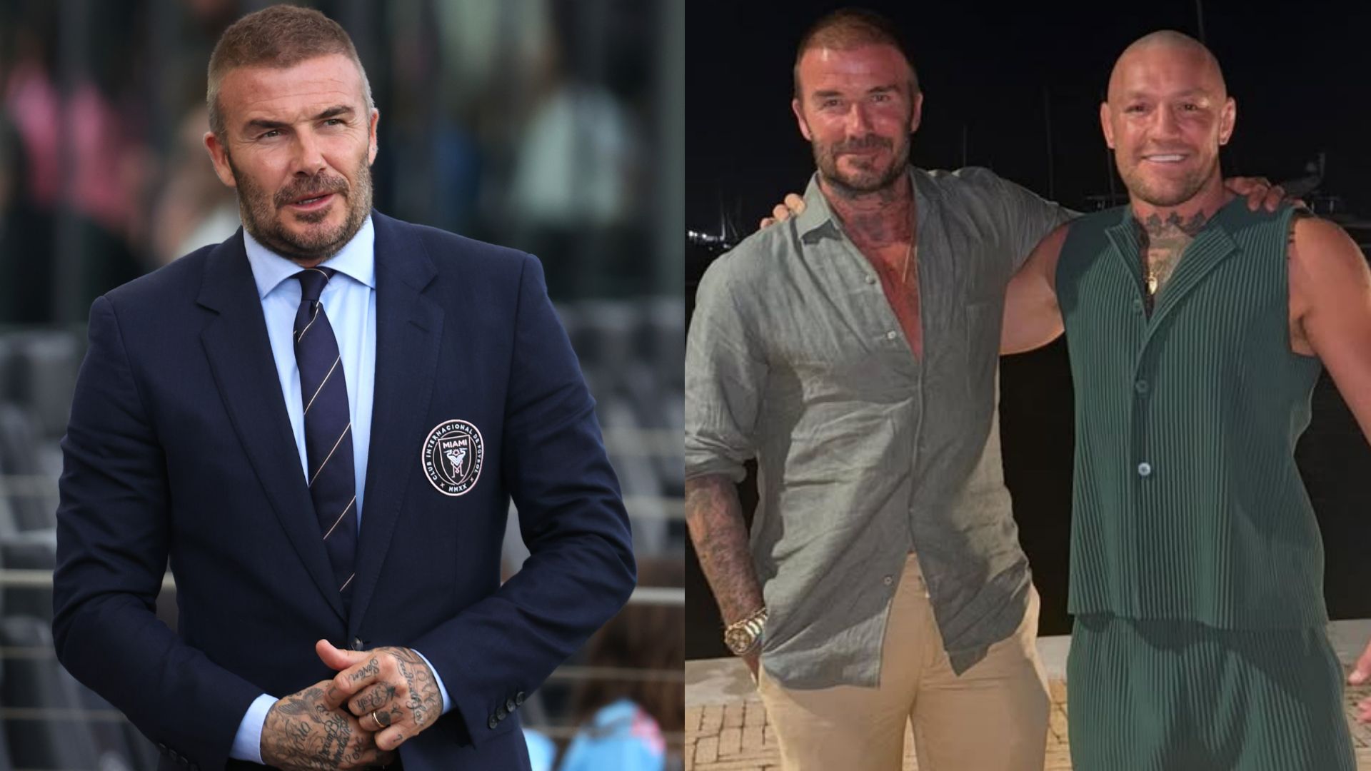 David Beckham Conor McGregor 2025