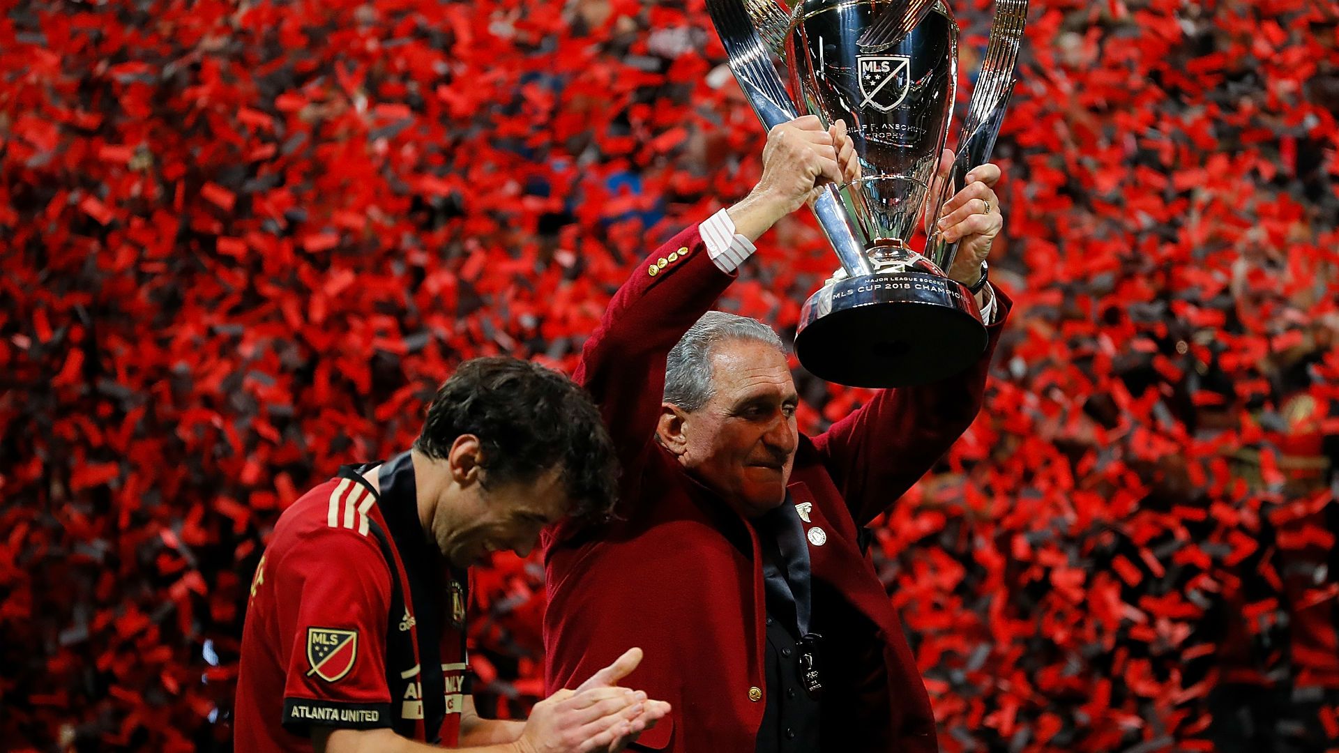 Arthur Blank Michael Parkhurst Atlanta United MLS Cup 2018