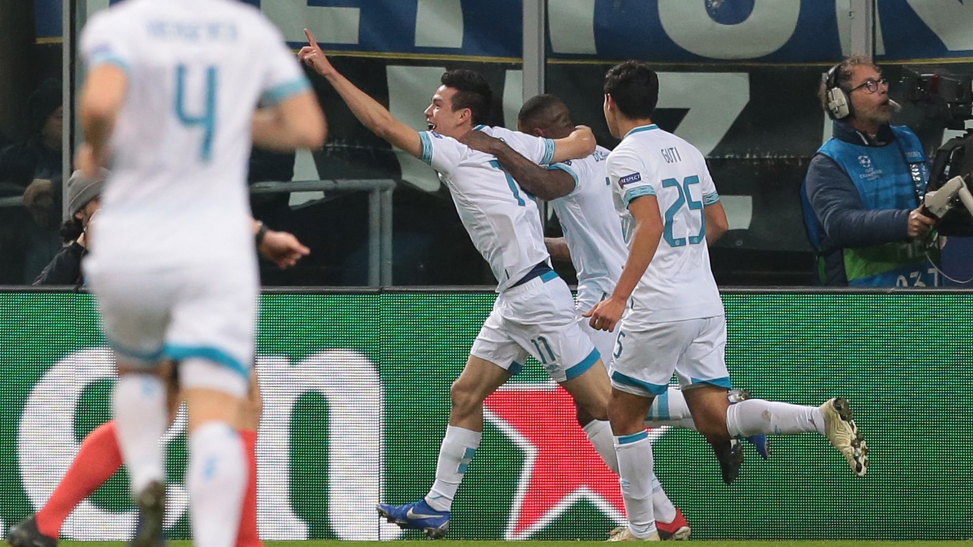 Hirving Lozano Inter PSV Champions League