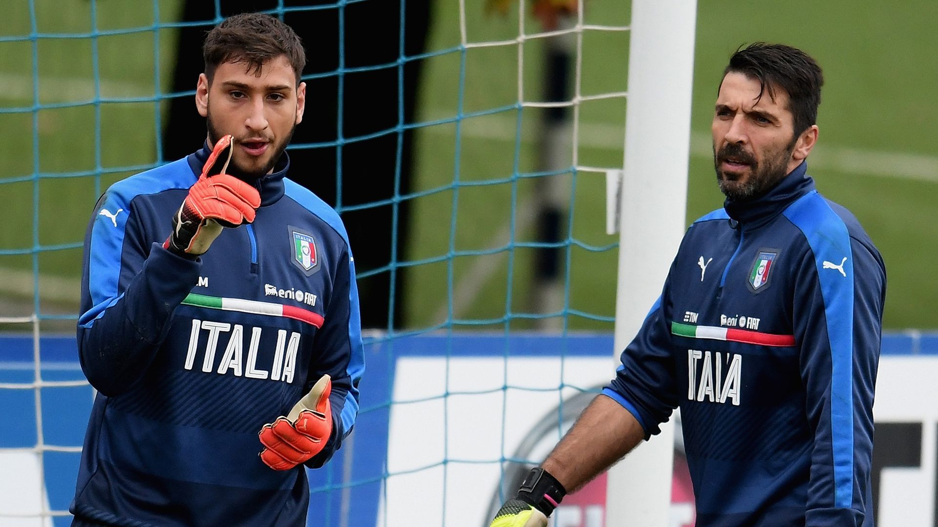 Gianluigi Donnarumma Gigi Buffon Italy