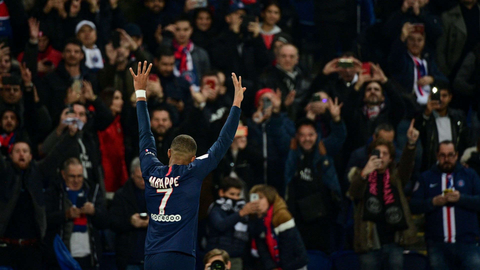 Kylian Mbappe PSG Marseille Ligue 1 27102019