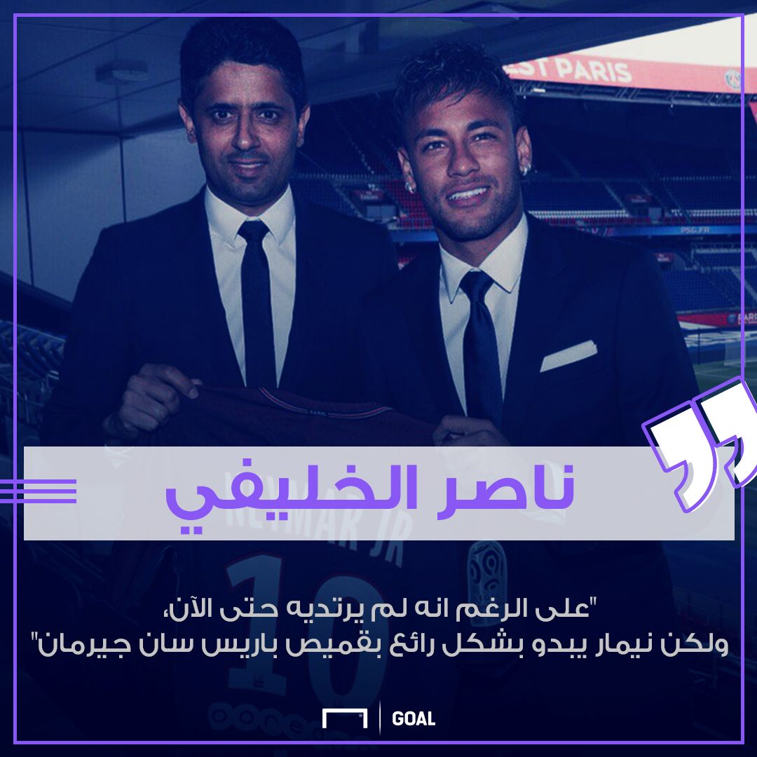 مؤتمر تقديم نيمار باريس سان  جيرمان 04082017