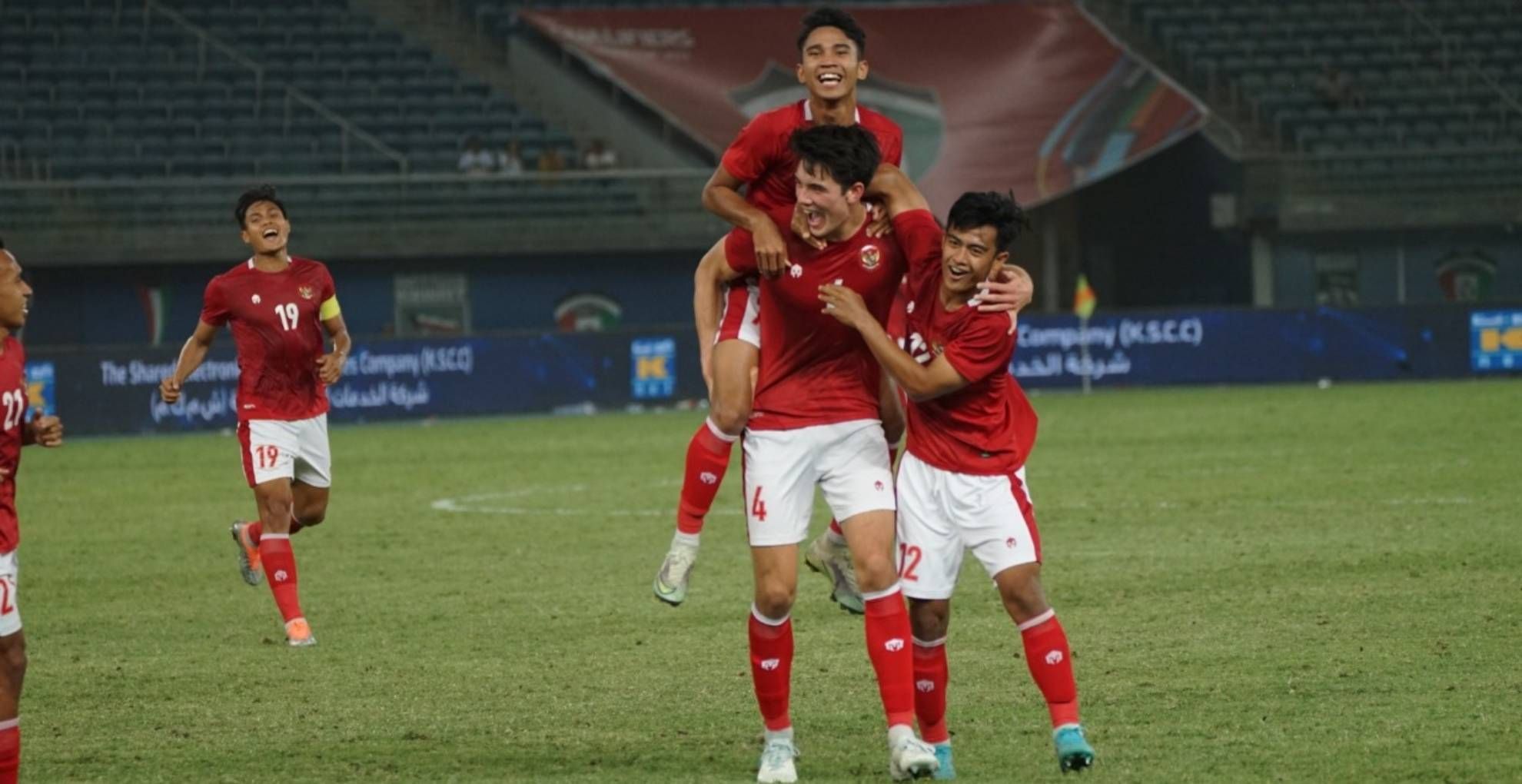 Kualifikasi Piala Asia 2023: Timnas Indonesia vsNepal - Selebrasi Elkan Baggott