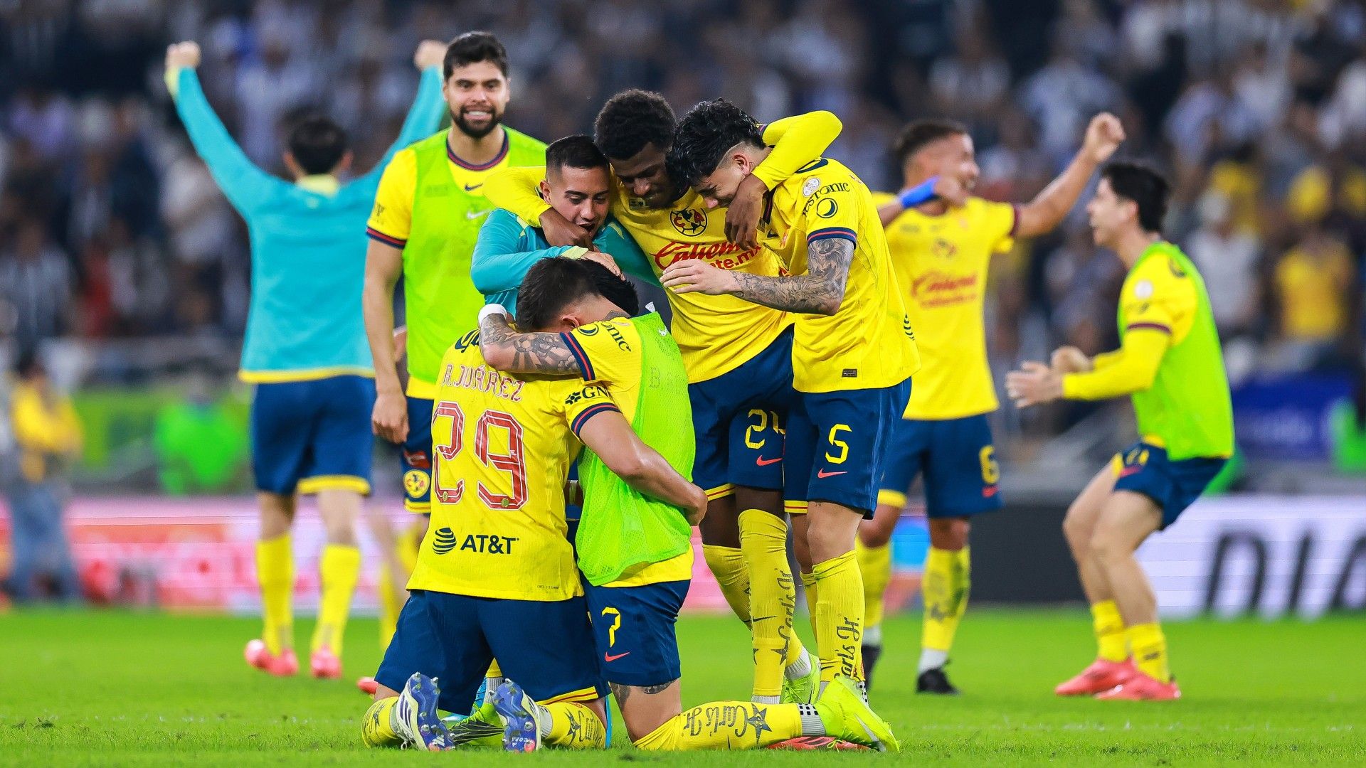 América celebración final Apertura 2024