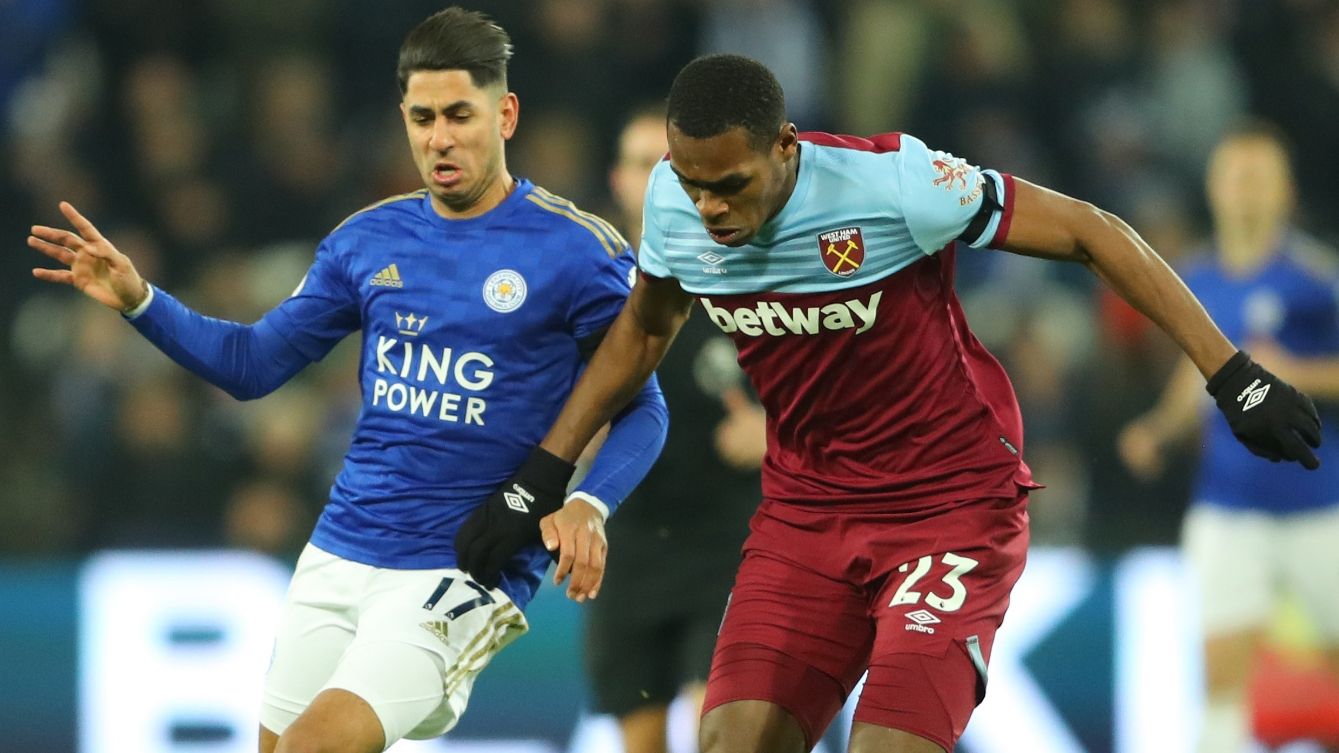 Ayoze Perez Issa Diop Leicester City West Ham