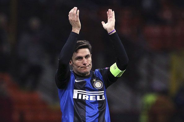 Inter captain Javier Zanetti