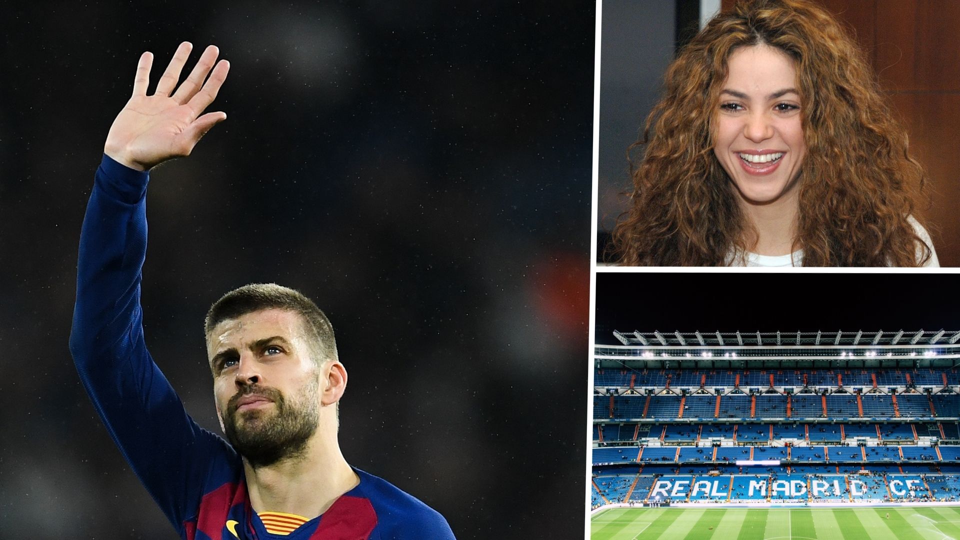 Pique Shakira Santiago Bernabeu