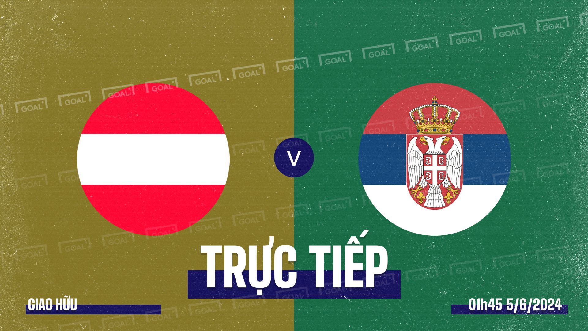 Austria vs Serbia 2024 GFX