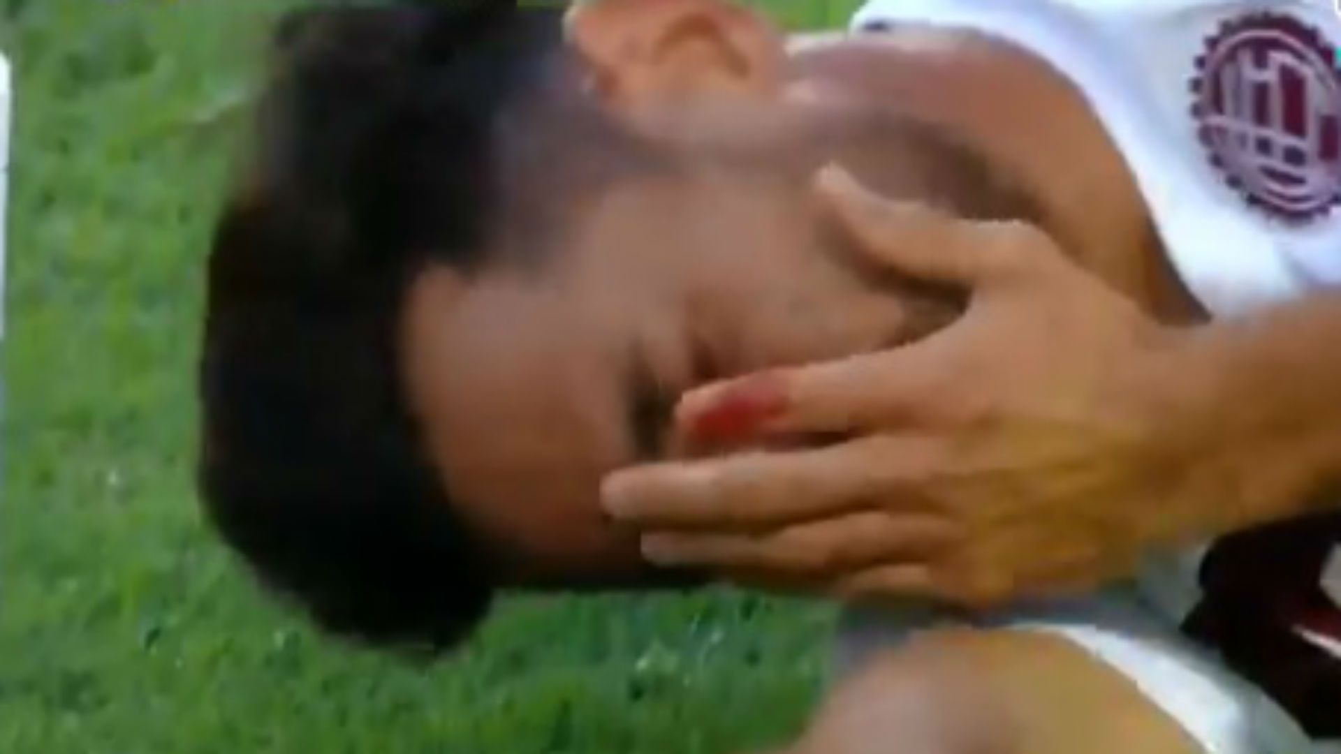 Captura TV Boca Lanus Lautaro Acosta 170218