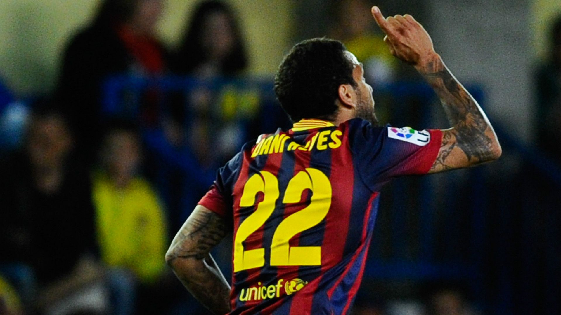 Dani Alves Barcelona 2014