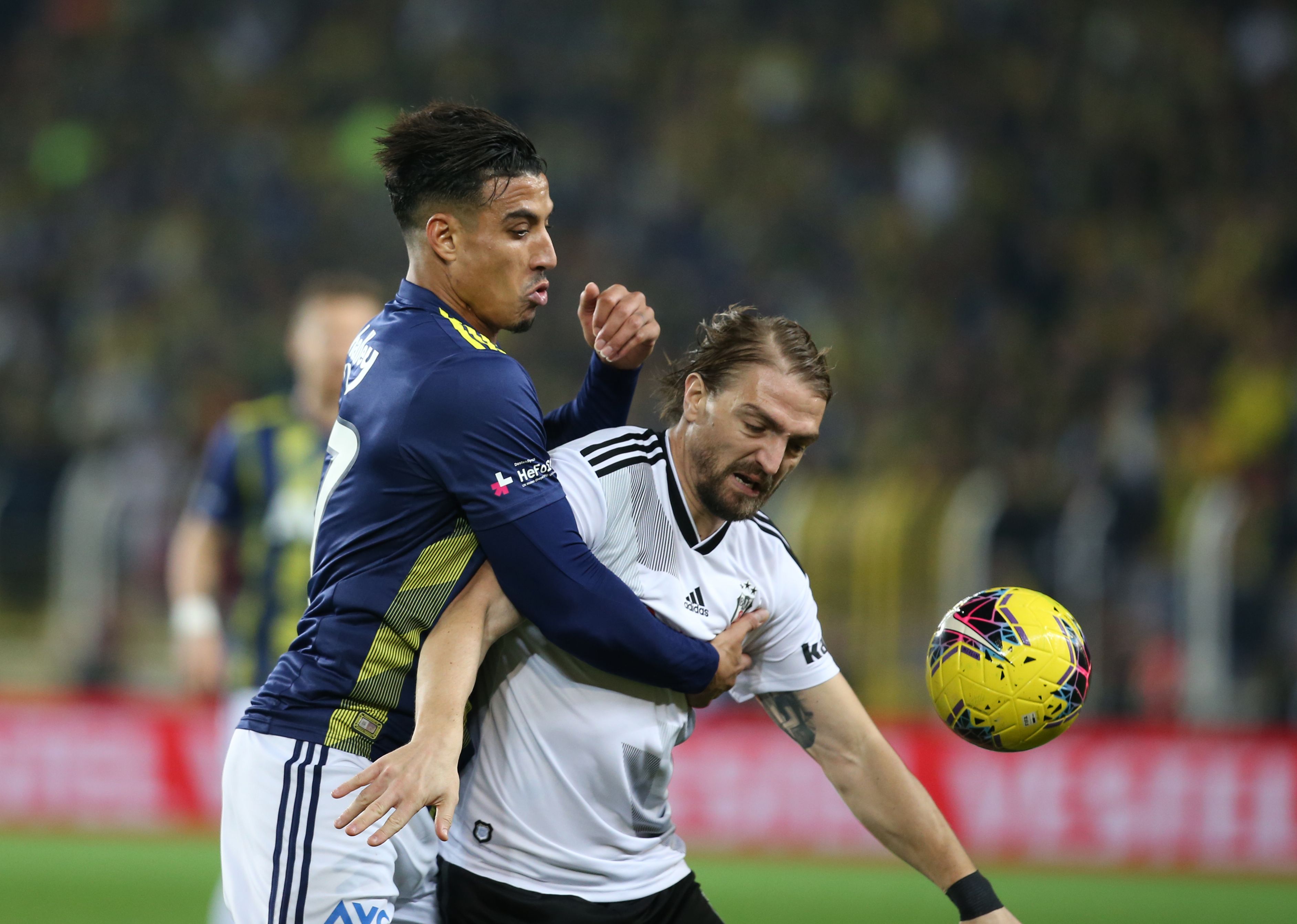 Nabil Dirar, Caner Erkin, Fenerbahce v Besiktas 12222019