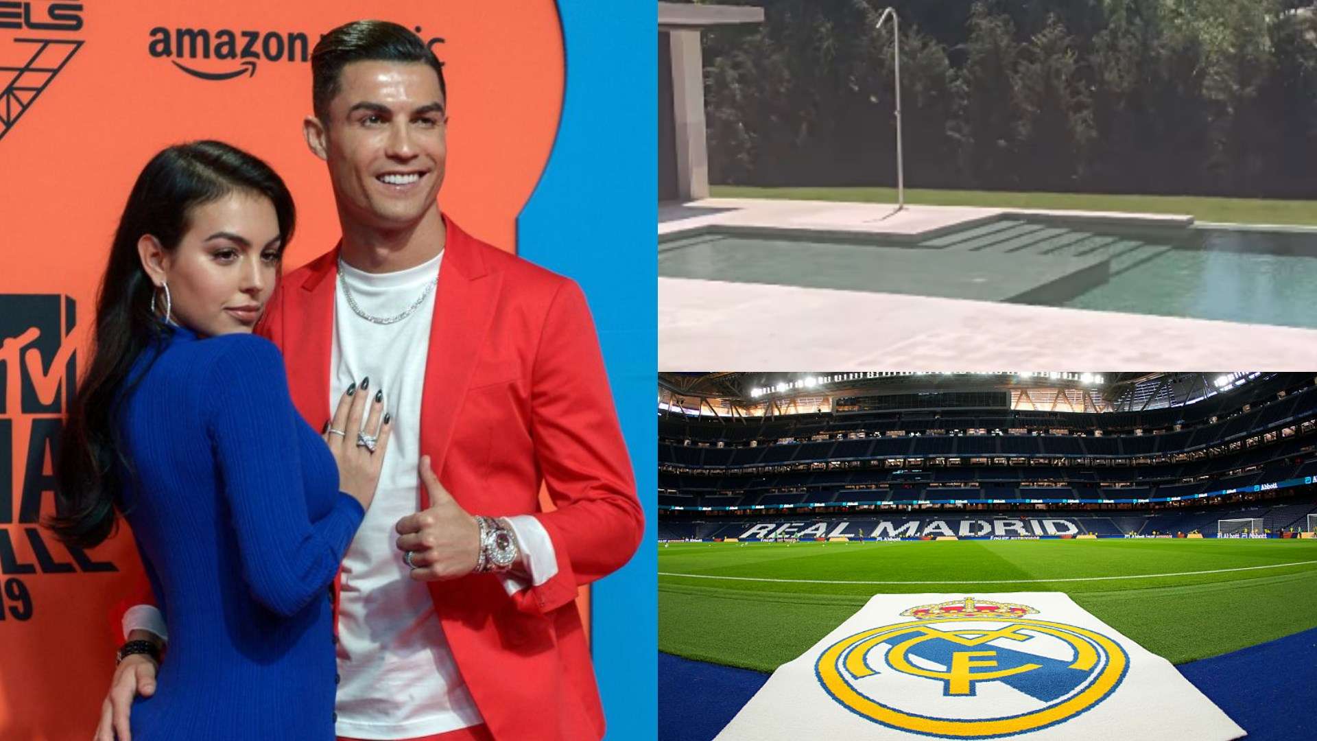 Cristiano Ronaldo and Georgina Rodriguez, Madrid property, and Santiago Bernabeu