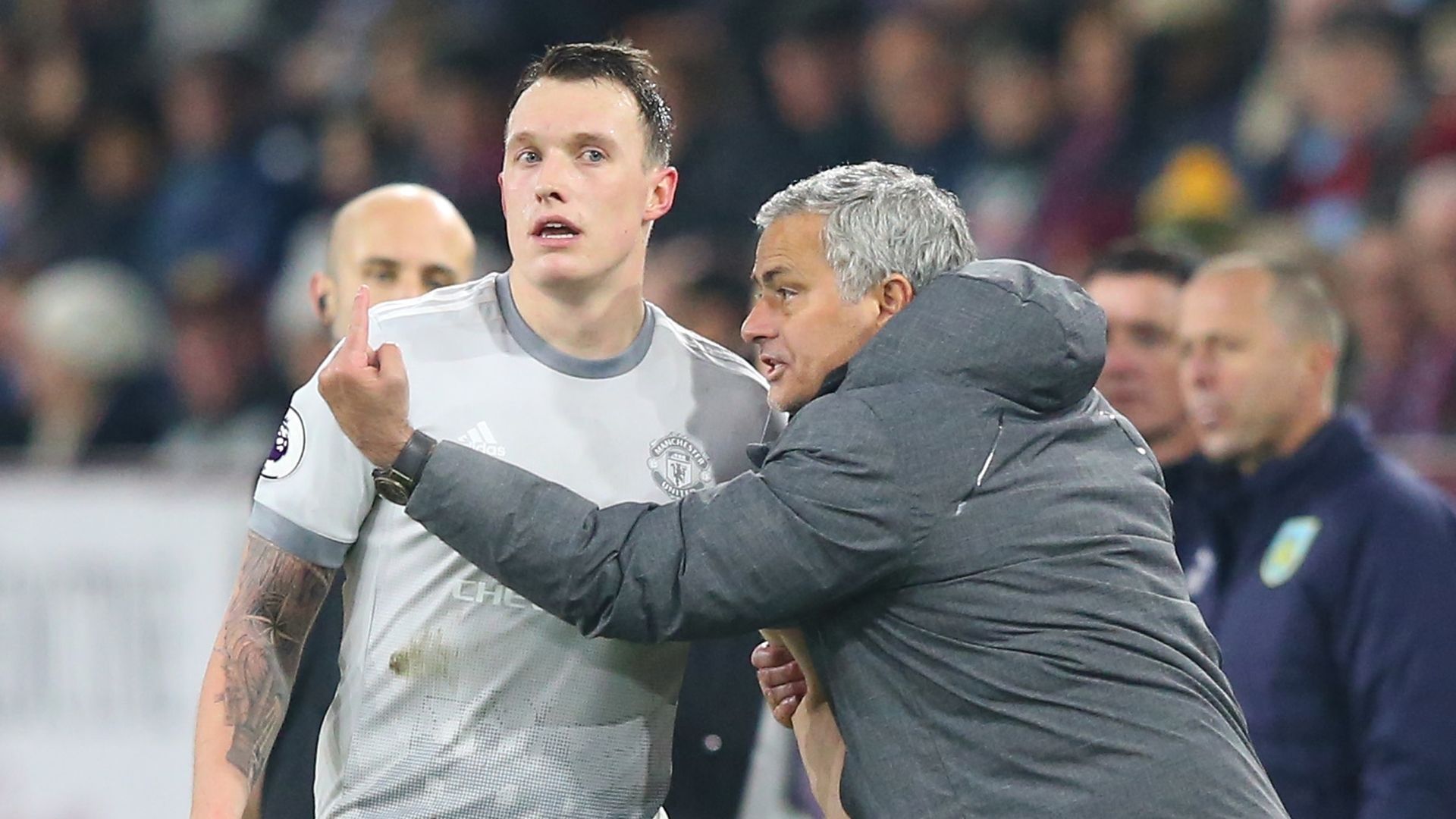 Phil Jones & José Mourinho - Manchester United