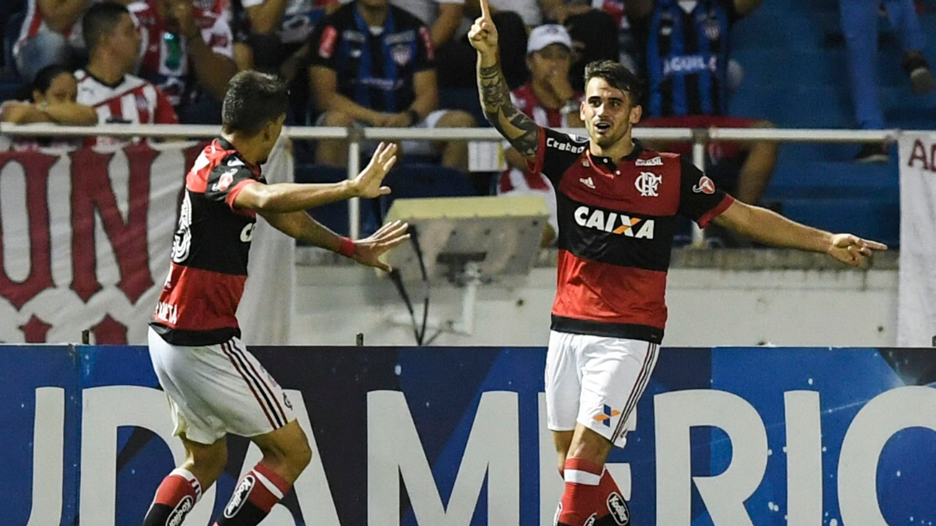 Felipe Vizeu Junior Barranquilla Flamengo Copa Sudamericana 30112017