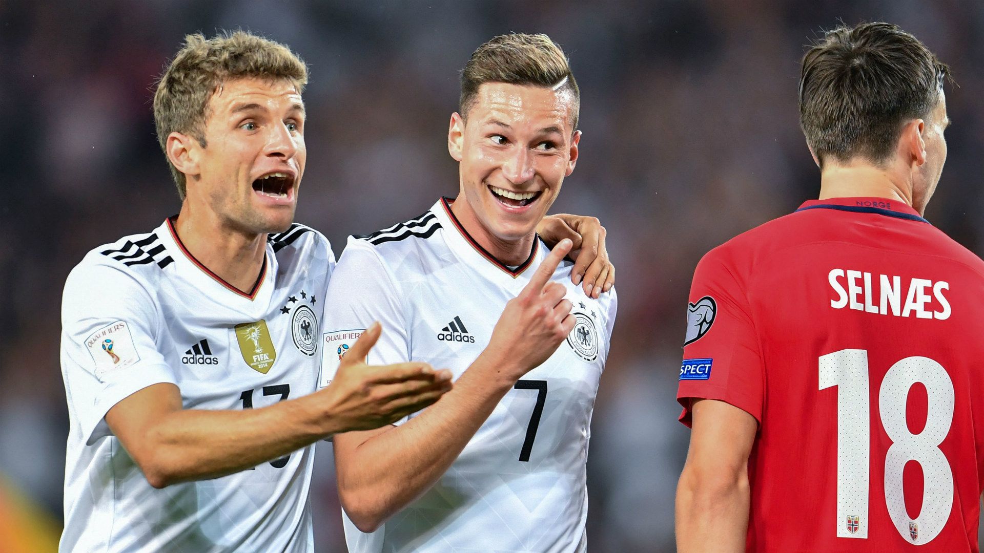 Thomas Muller Julian Draxler Germany Norway 04092017