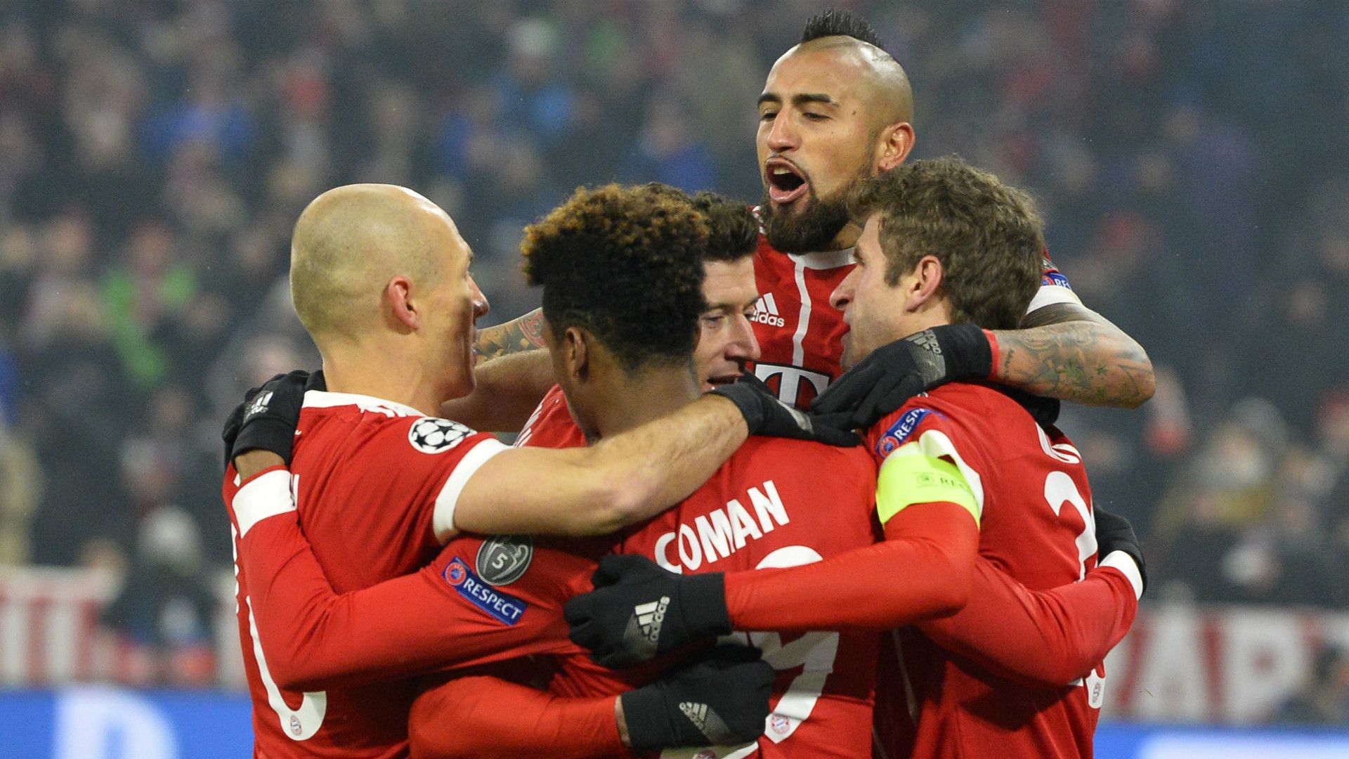 Kingsley Coman Bayern Munchen Besiktas Champions League 20022018