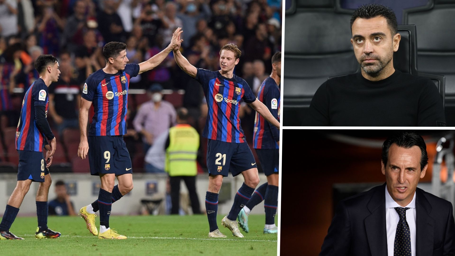 Lewandowski Emery Xavi