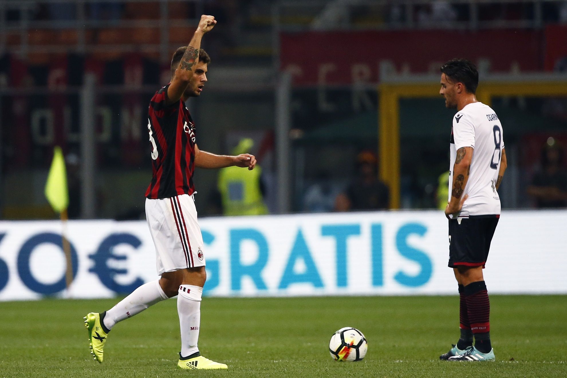 Patrick Cutrone Milan Cagliari Serie A 27082017