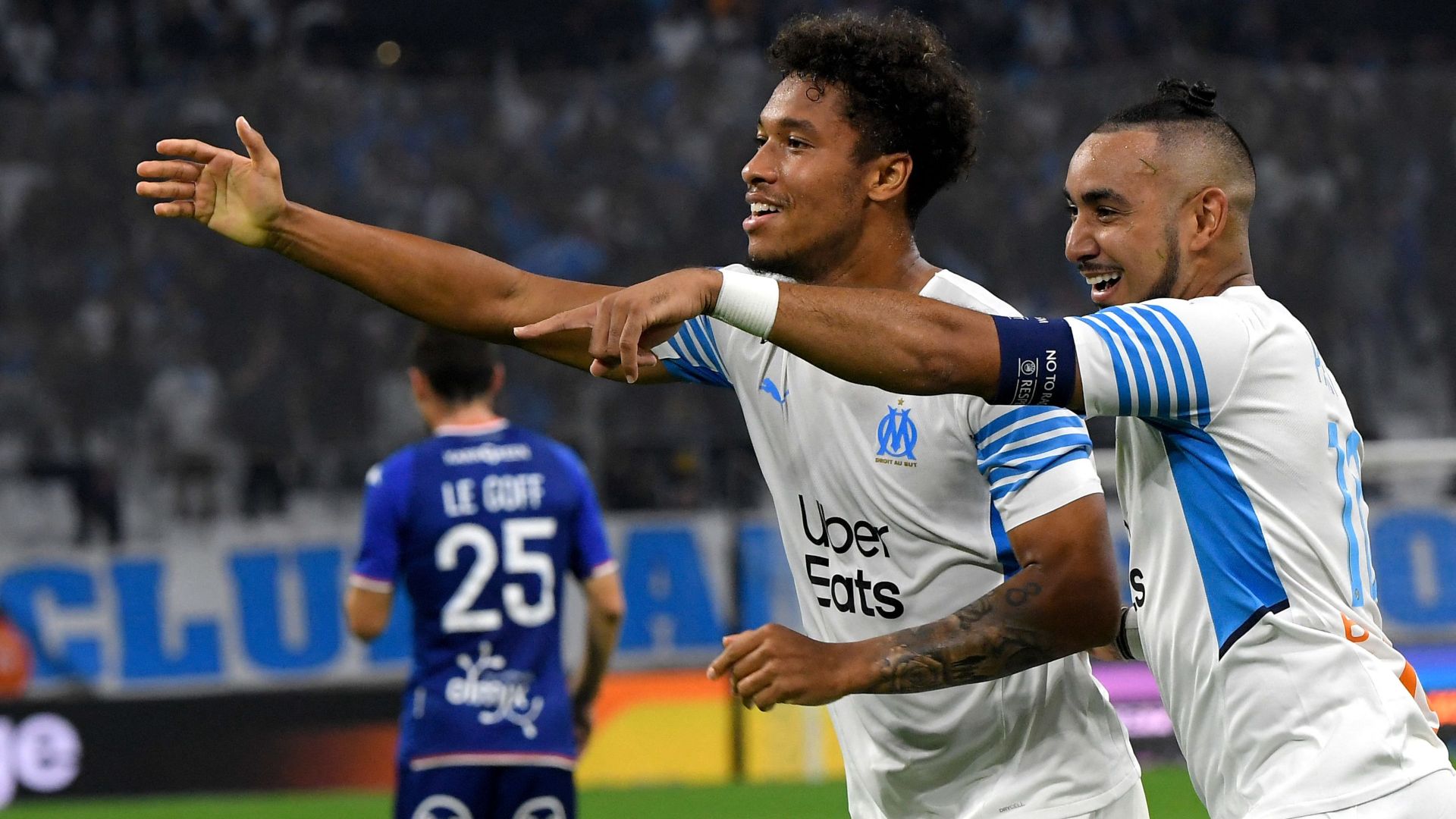 Boubacar Kamara Dimitri Payet Marseille Lorient Ligue 1 17102021