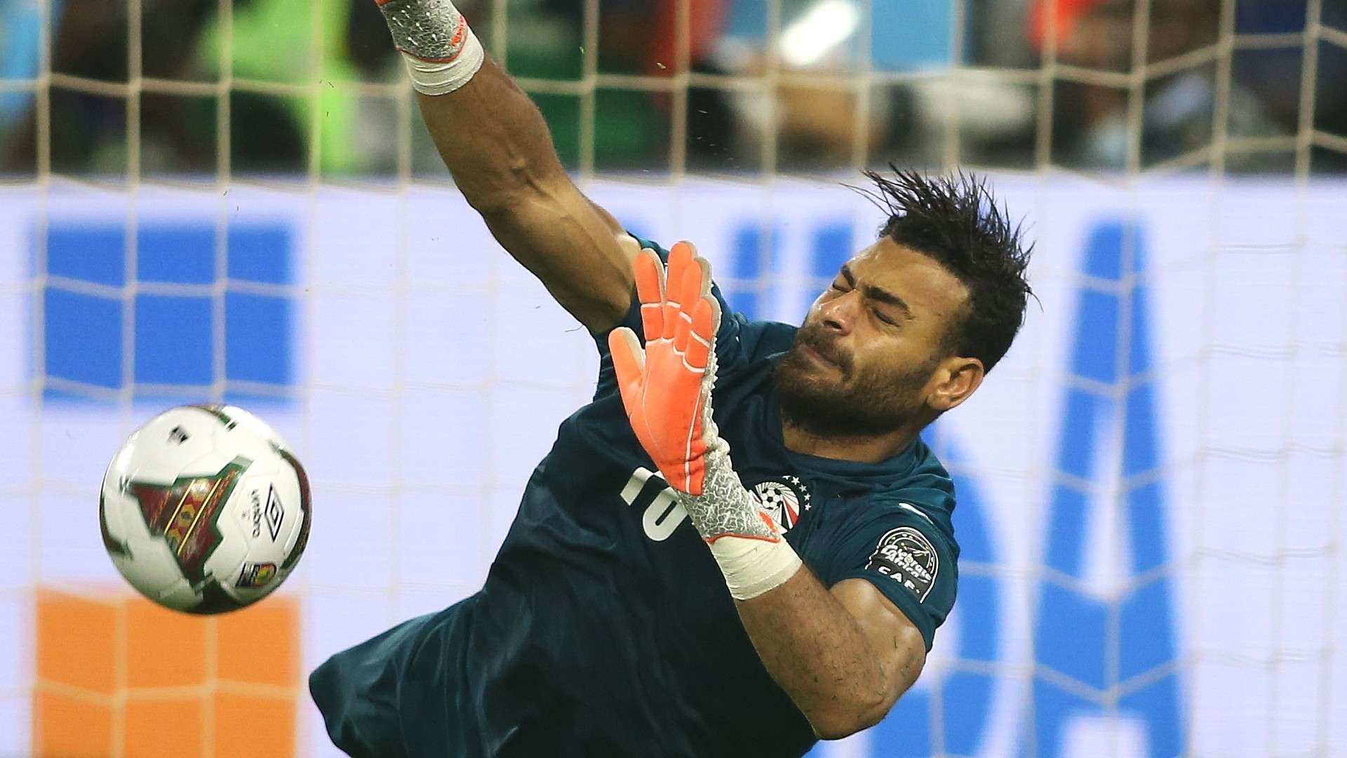 Egypt goalkeeper Mohamed Abou Gabal.