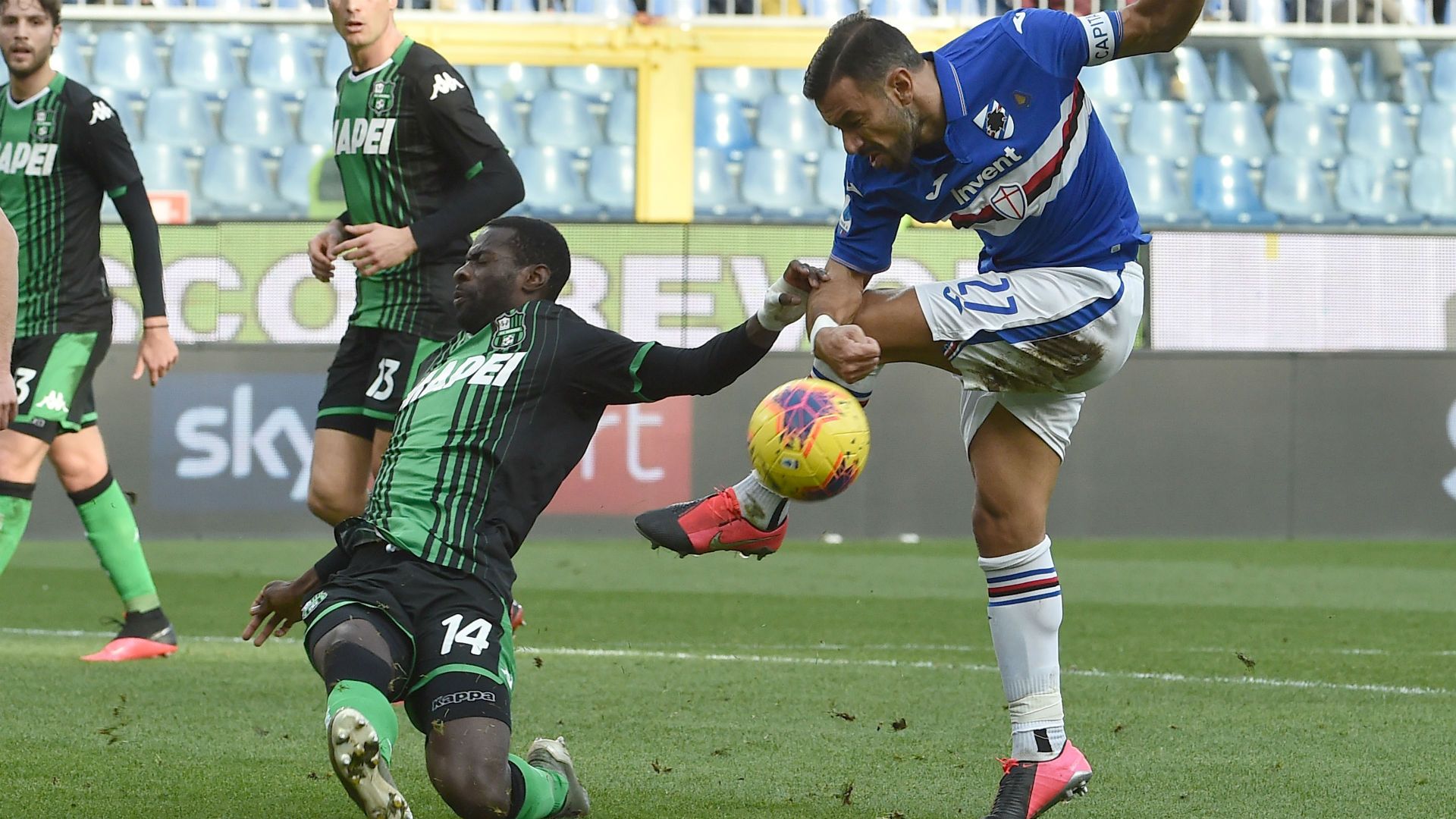 Quagliarella Sampdoria Sassuolo Serie A