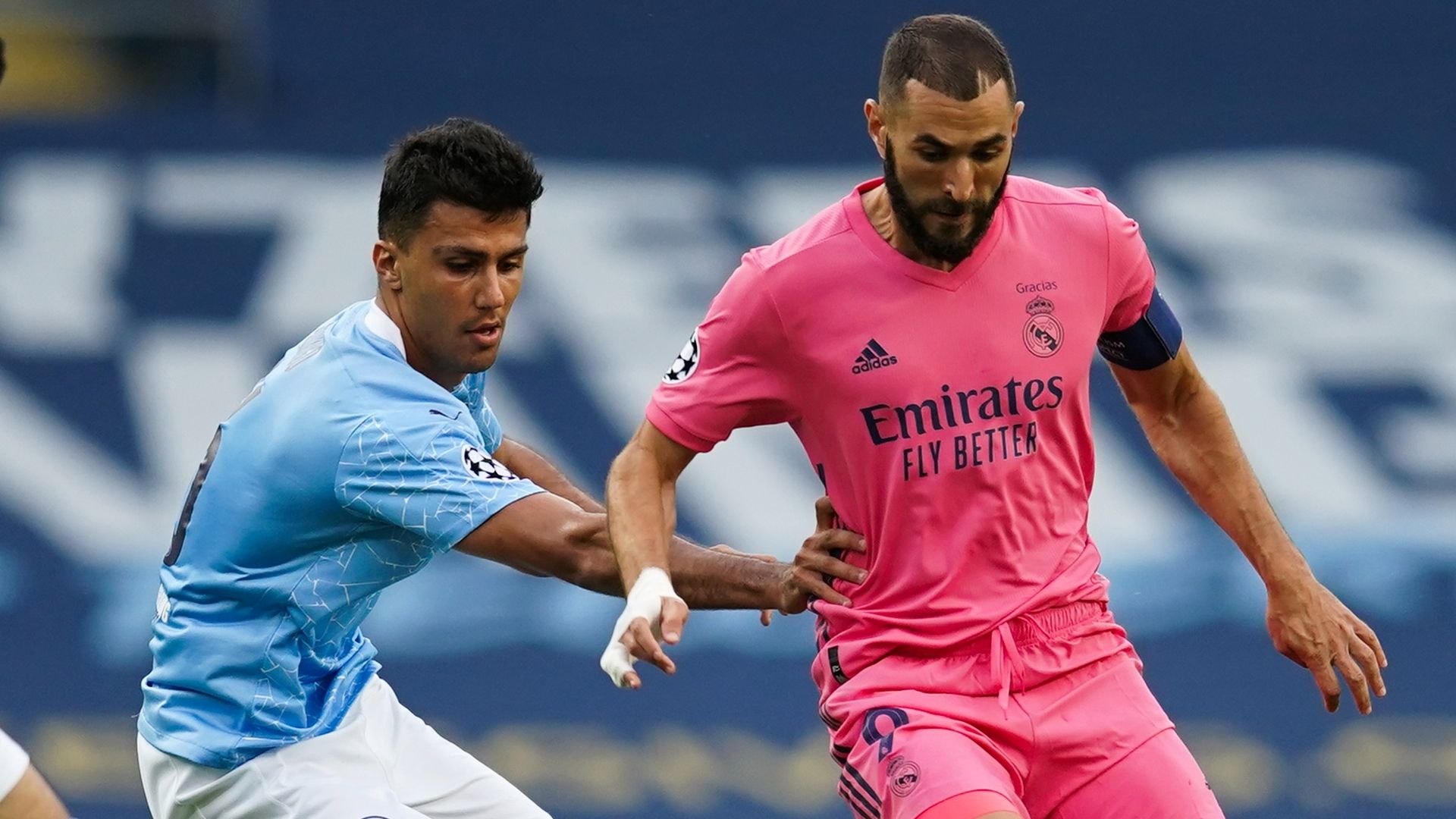 Rodri, Man City, Karim Benzema, Real Madrid UCL 2020-21